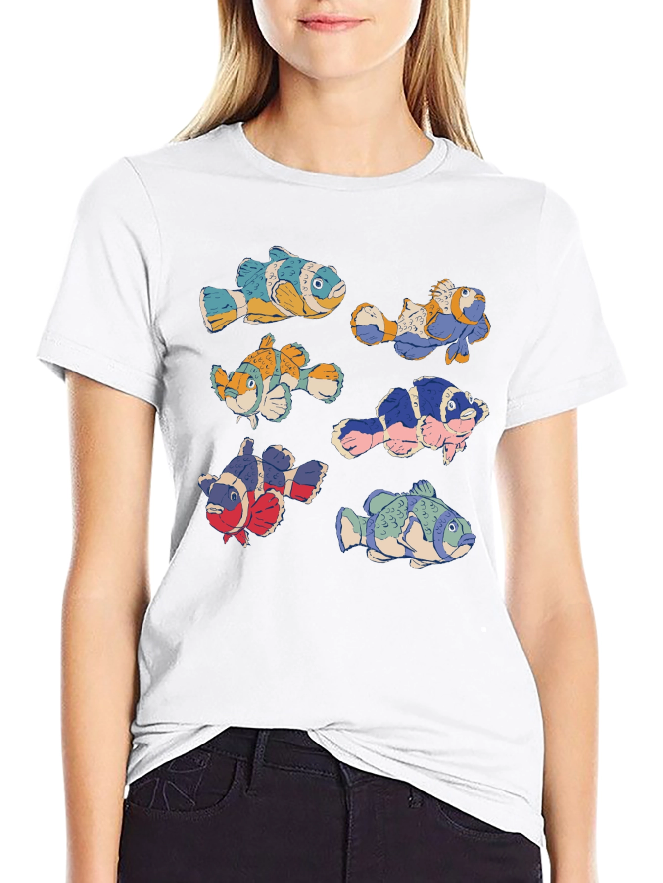 Clownfish Graphic Tee - Quirky Fish Lovers T-Shirt