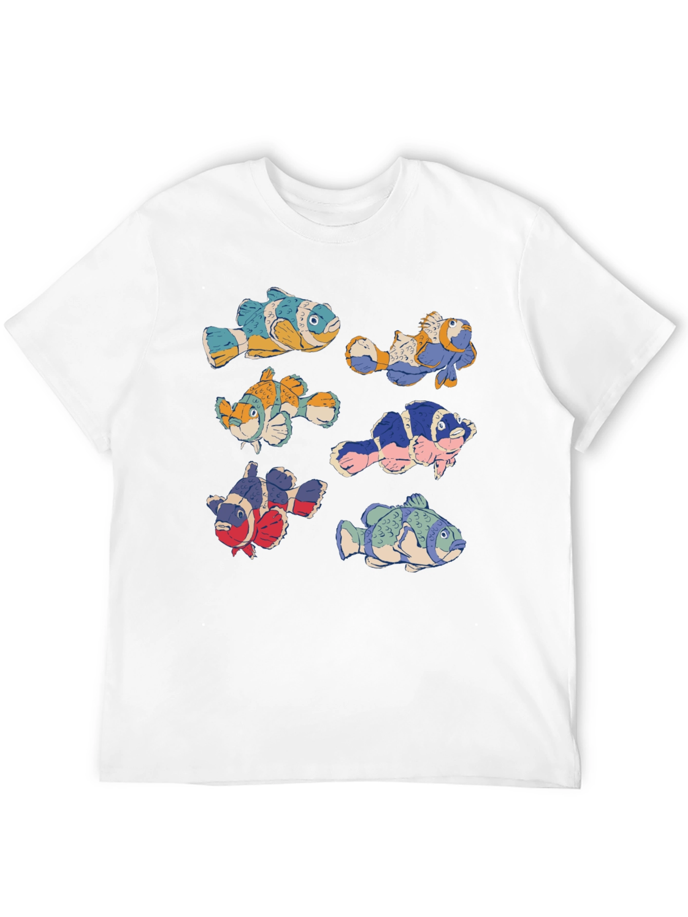 Clownfish Graphic Tee - Quirky Fish Lovers T-Shirt
