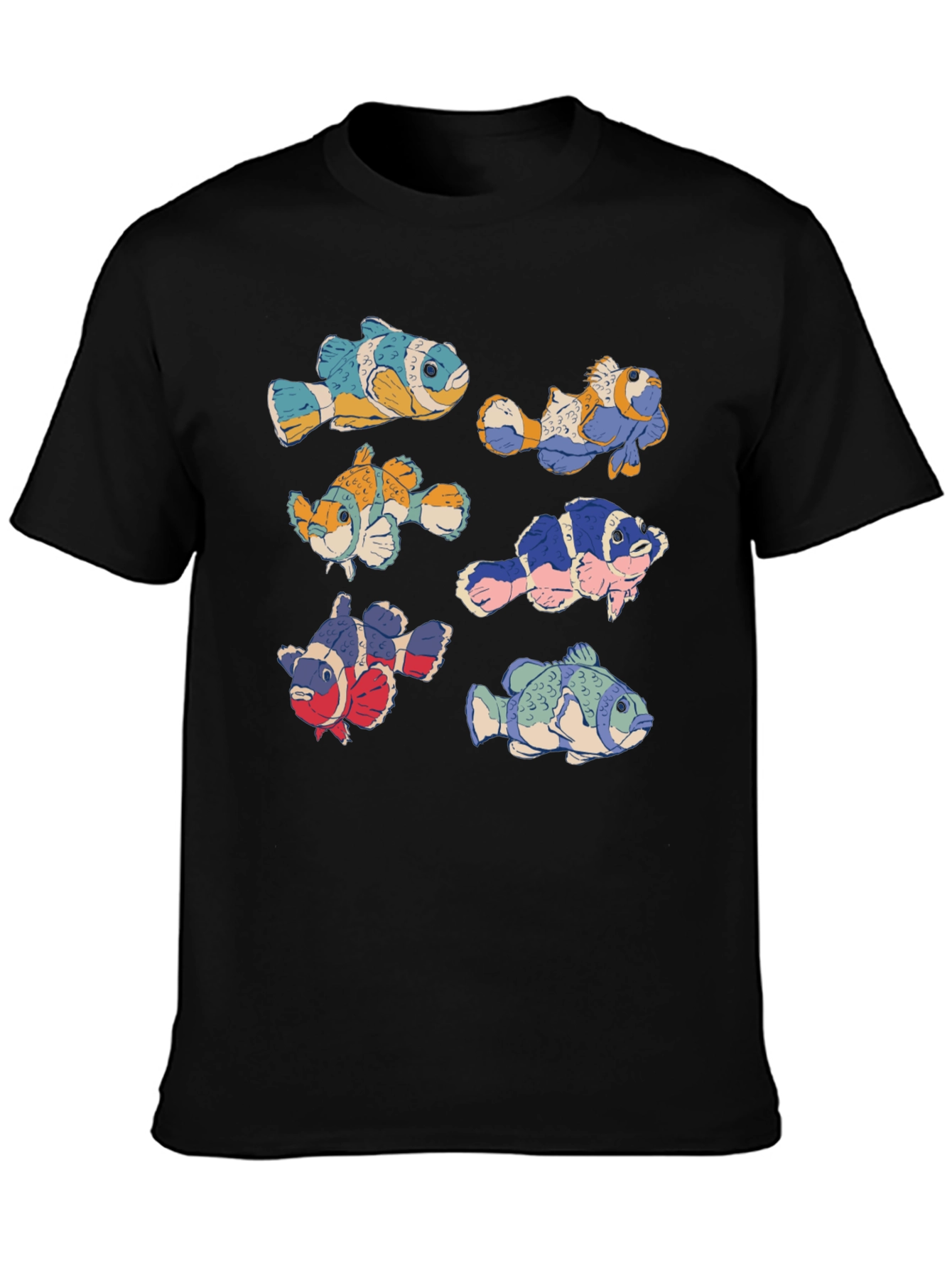 Clownfish Graphic Tee - Quirky Fish Lovers T-Shirt