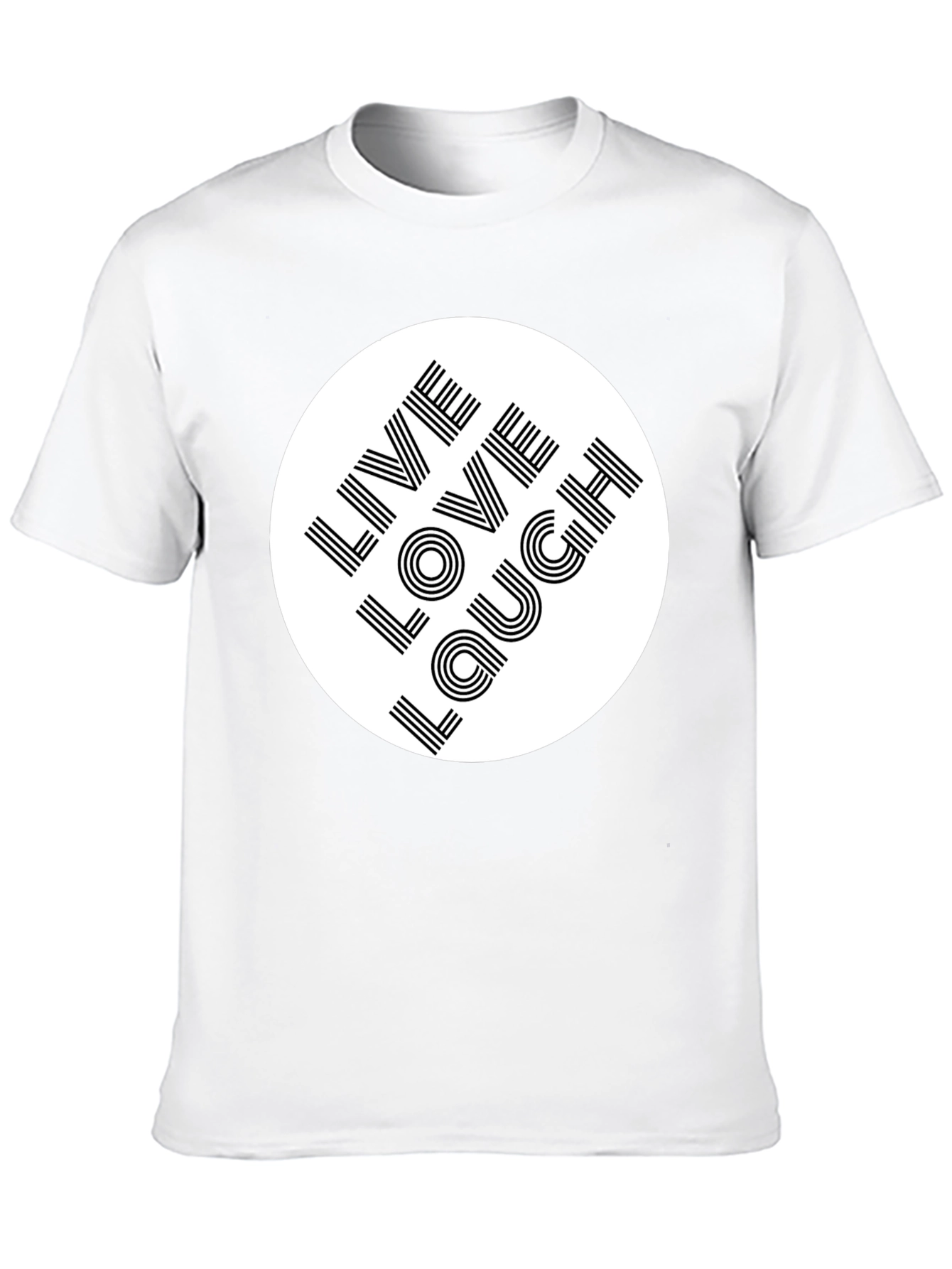 Live Love Laugh Graphic Tee - Stylish Comfort