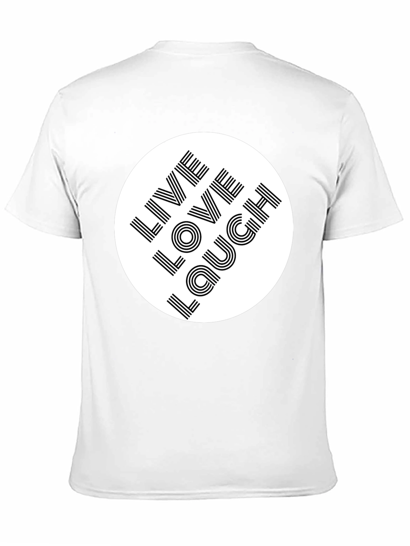 Live Love Laugh Graphic Tee - Stylish Comfort