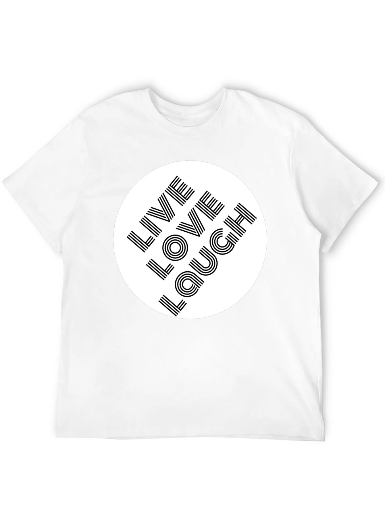 Live Love Laugh Graphic Tee - Stylish Comfort