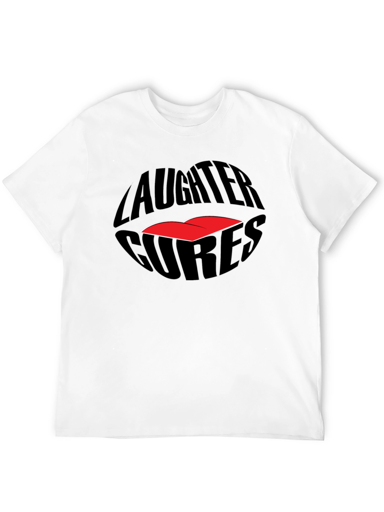 Laughter Cures Graphic Tee - Black