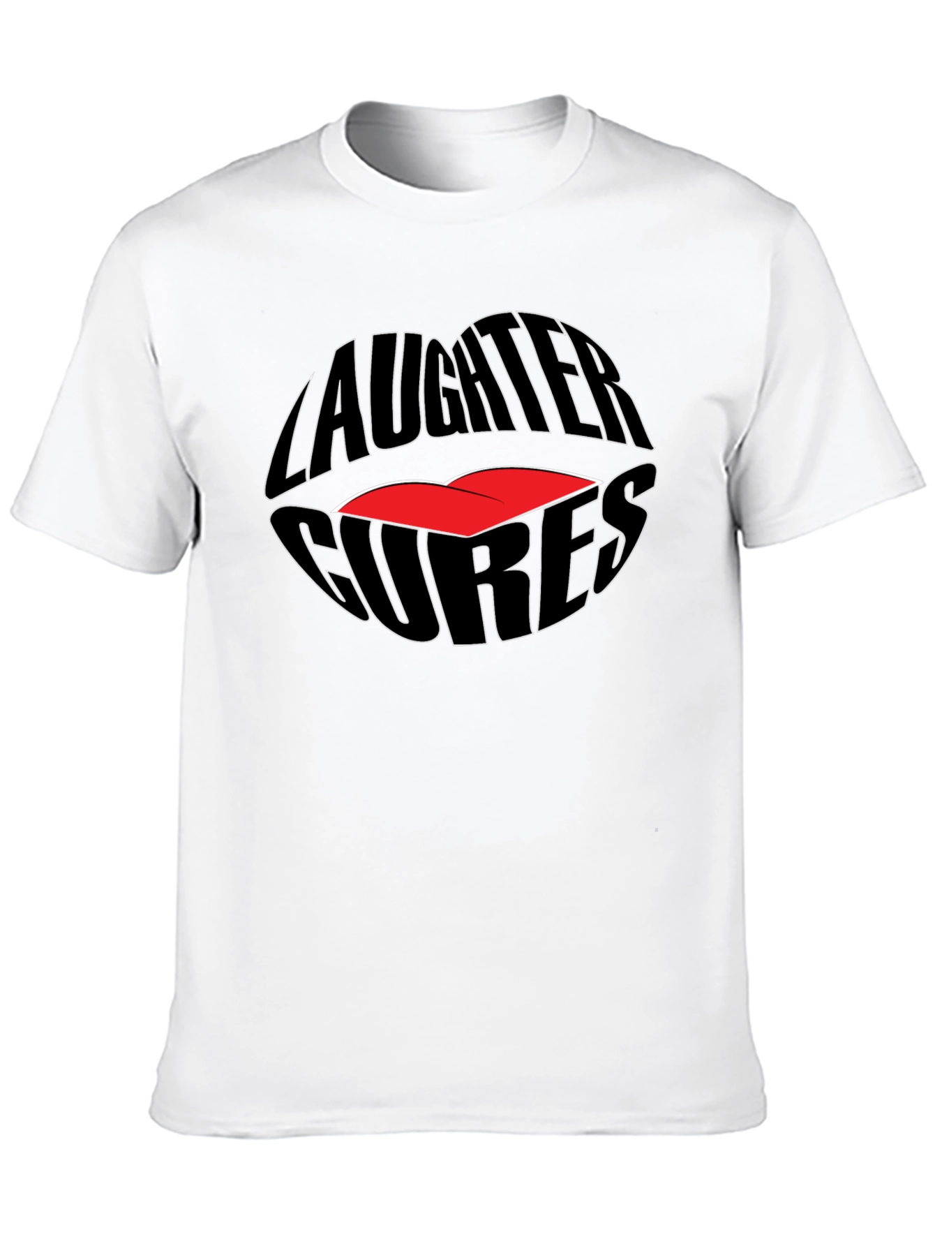 Laughter Cures Graphic Tee - Black