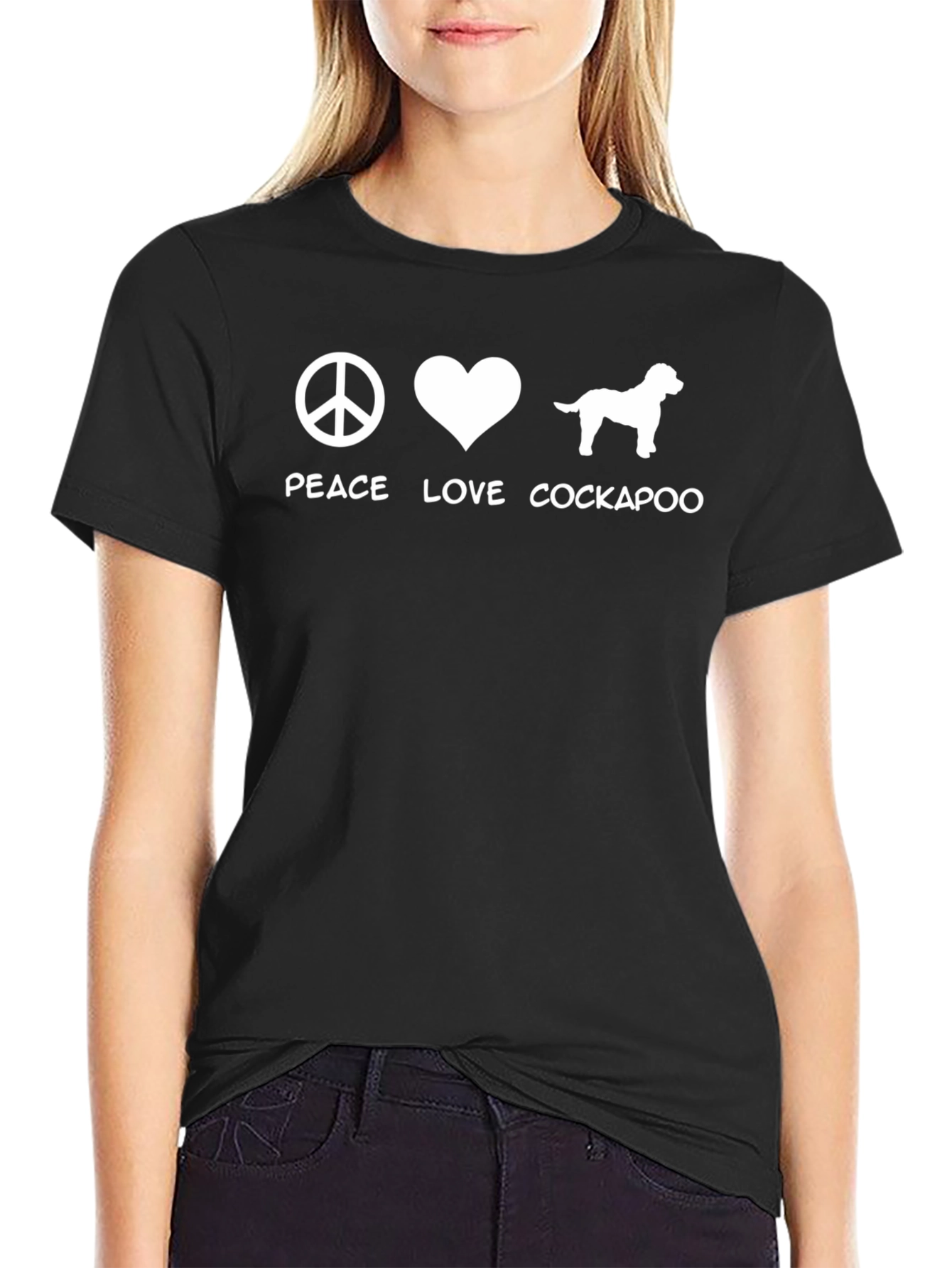 Peace Love Cockapoo T-Shirt