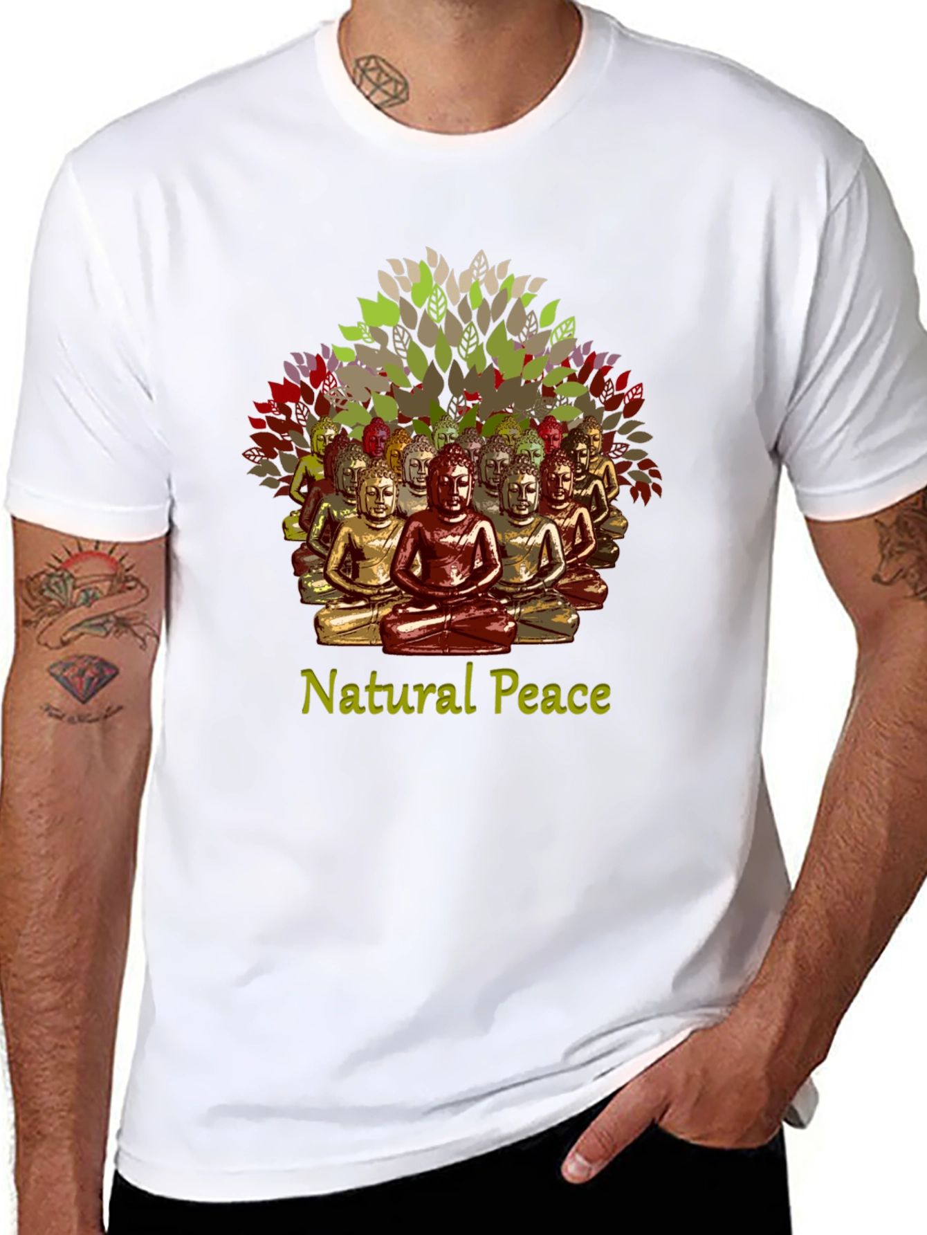 Natural Peace Buddha T-Shirt