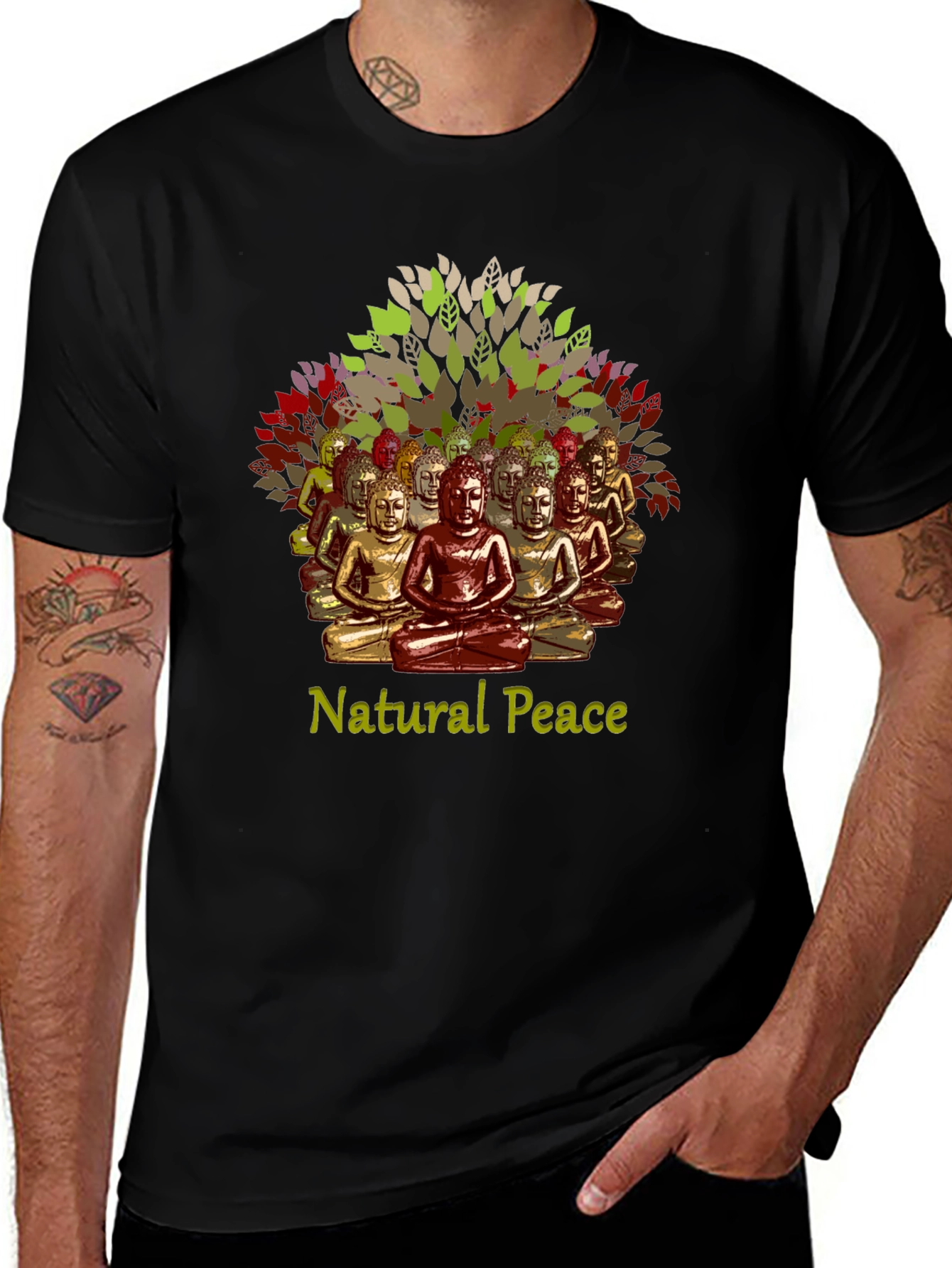 Natural Peace Buddha T-Shirt