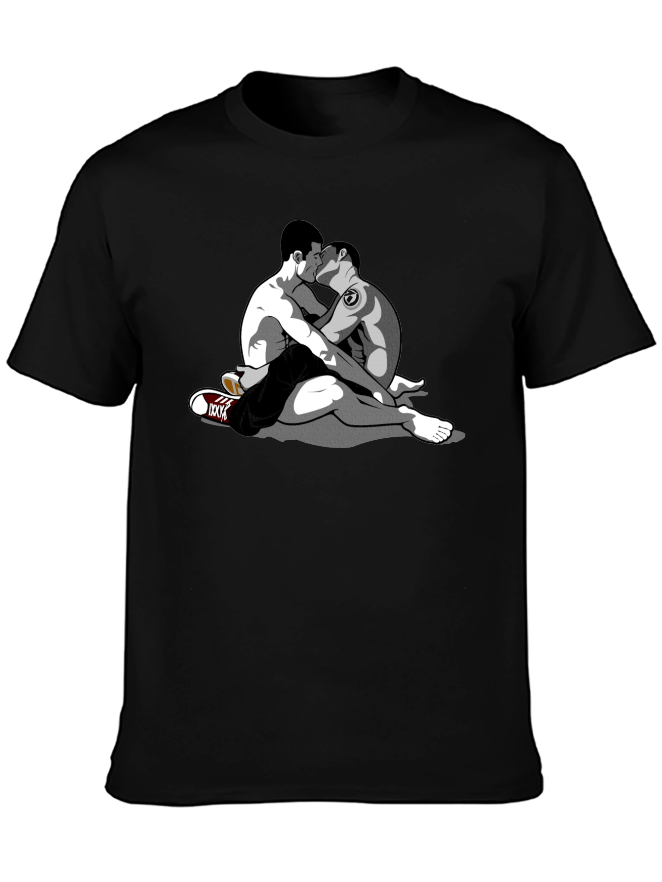Embrace Tee - Graphic Gay Kiss Design
