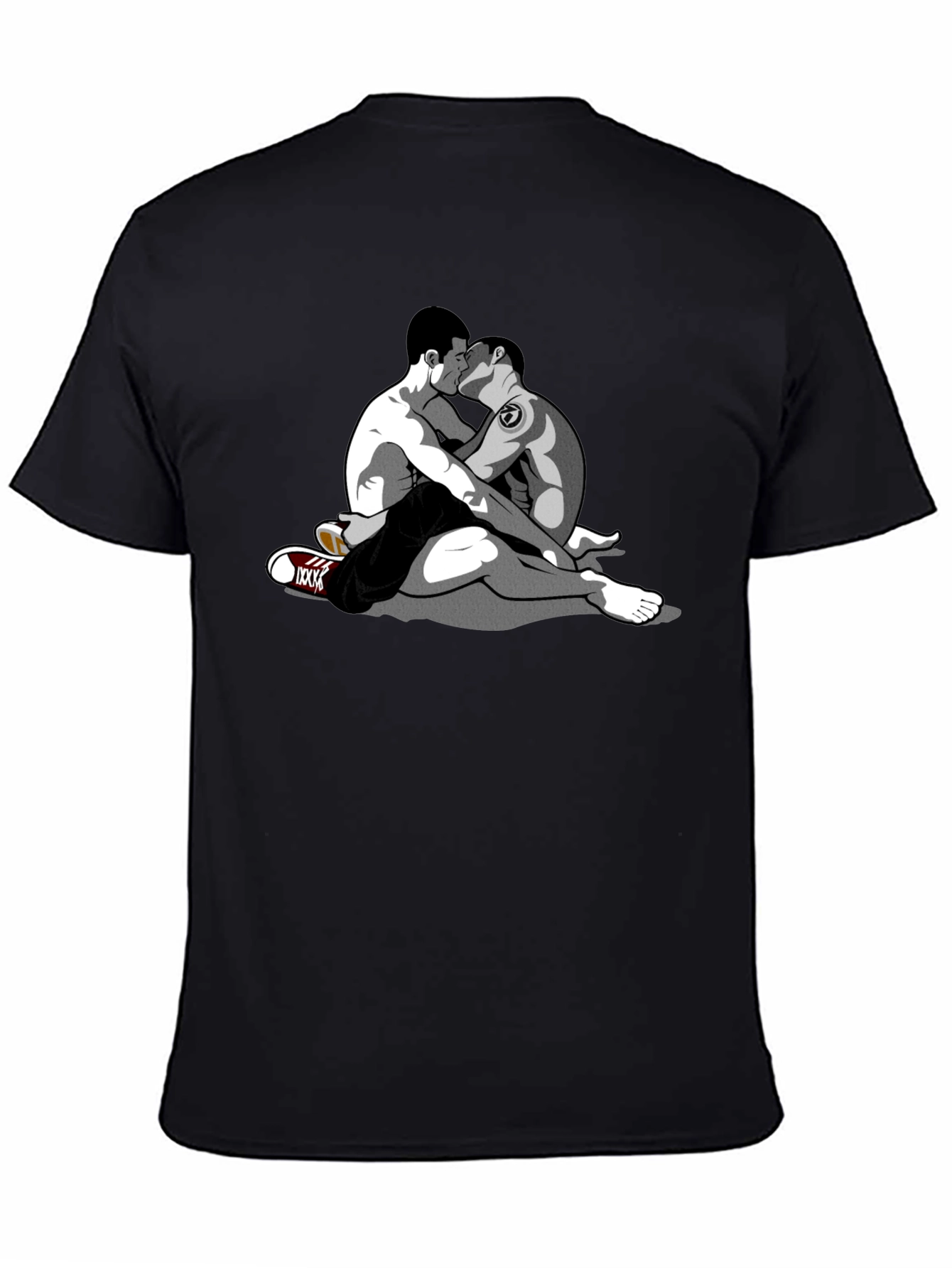 Embrace Tee - Graphic Gay Kiss Design