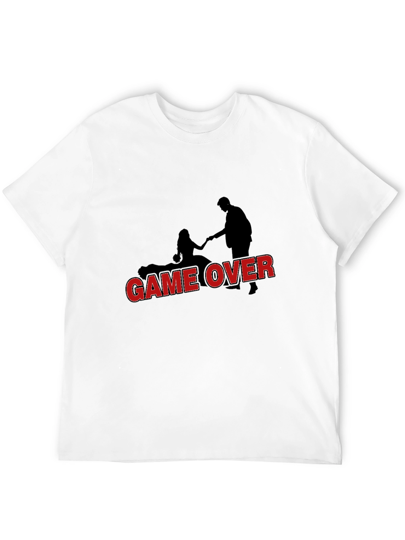 Game Over Marriage Humor Graphic Tee
