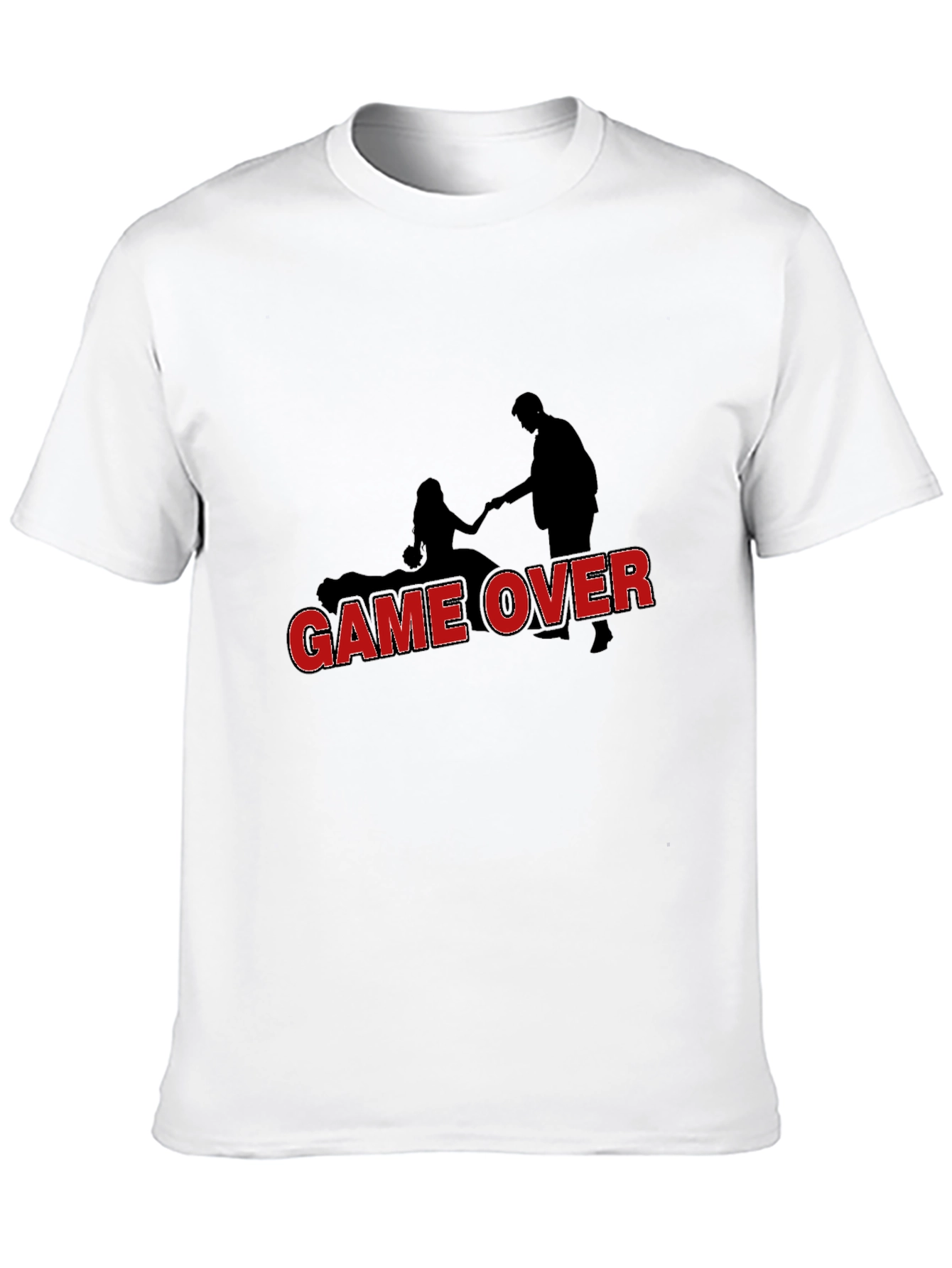 Game Over Marriage Humor Graphic Tee