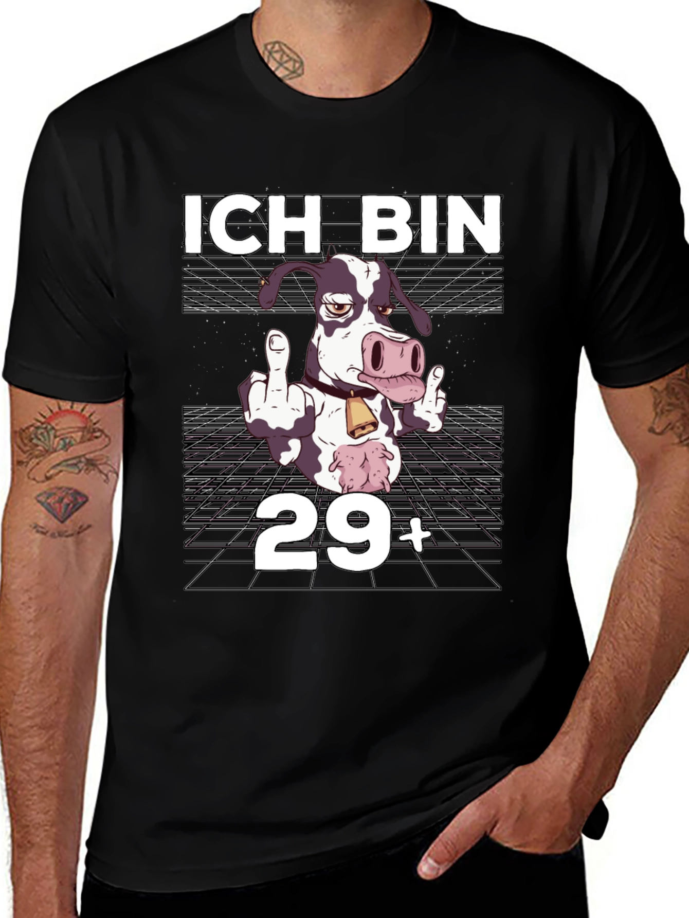 Funny Cow 29+ Birthday T-Shirt