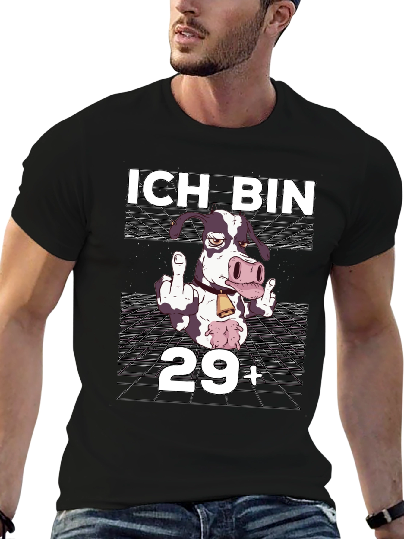 Funny Cow 29+ Birthday T-Shirt