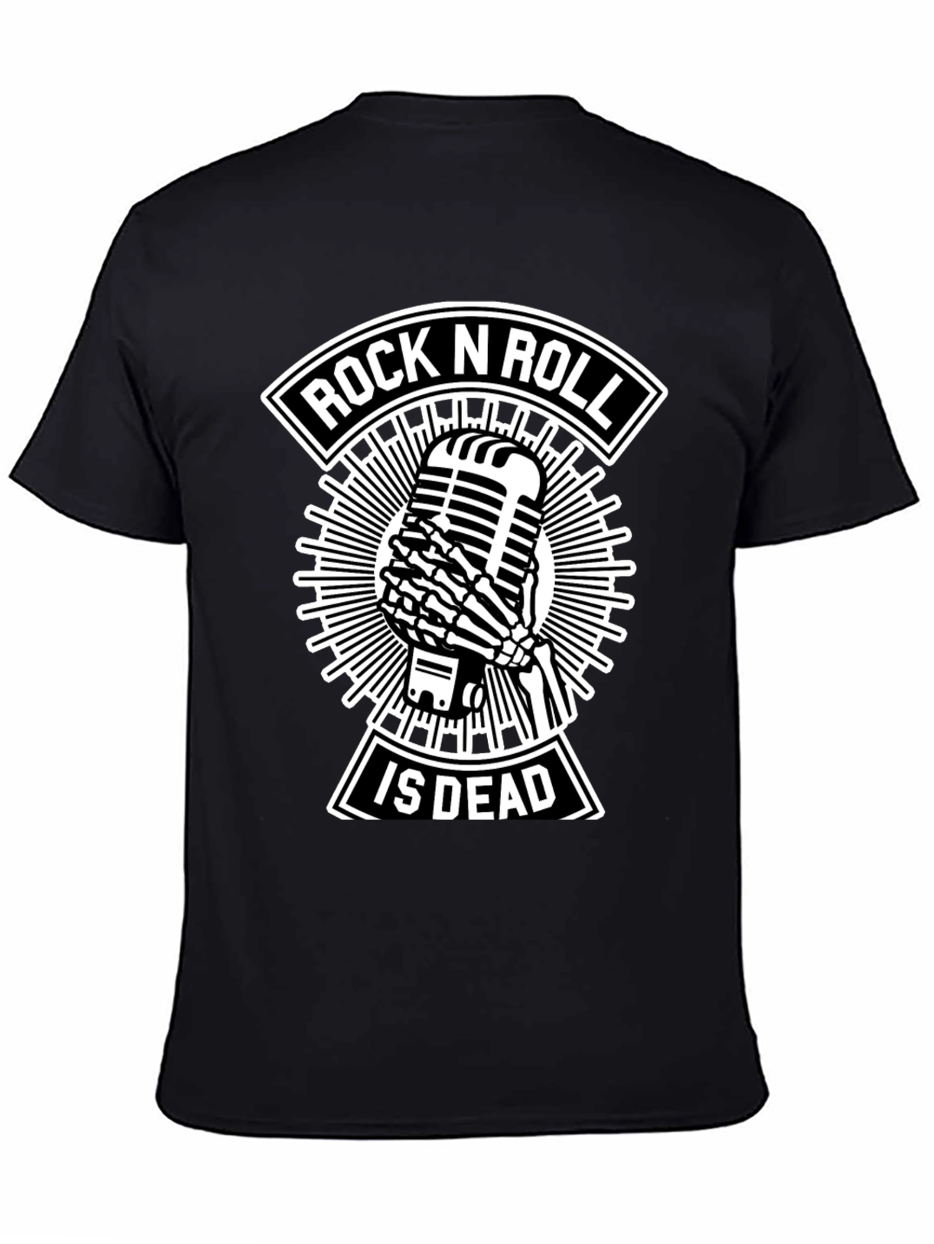 Rock N Roll Is Dead Black T-Shirt