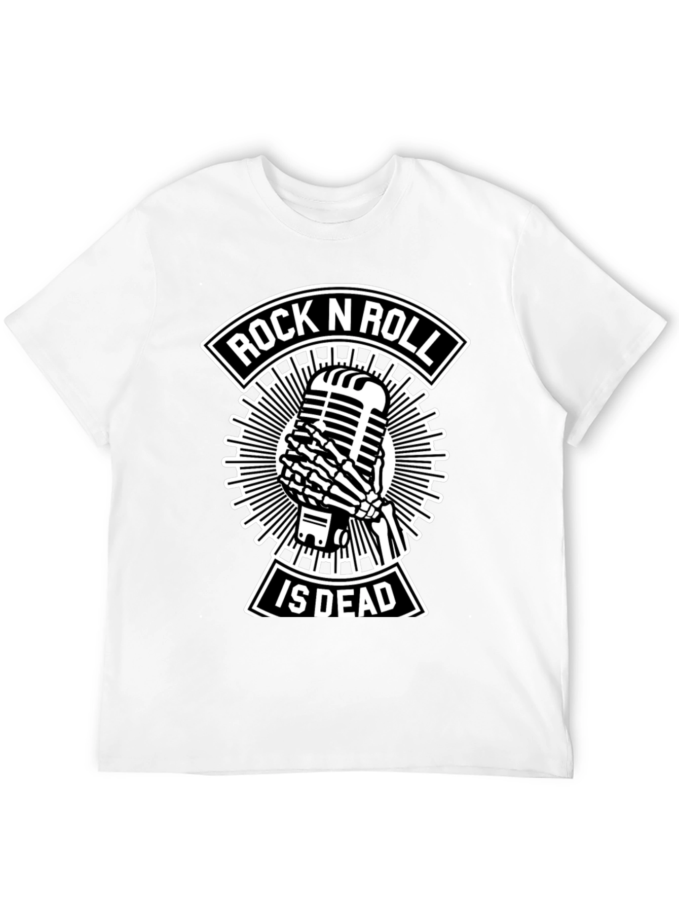 Rock N Roll Is Dead Black T-Shirt