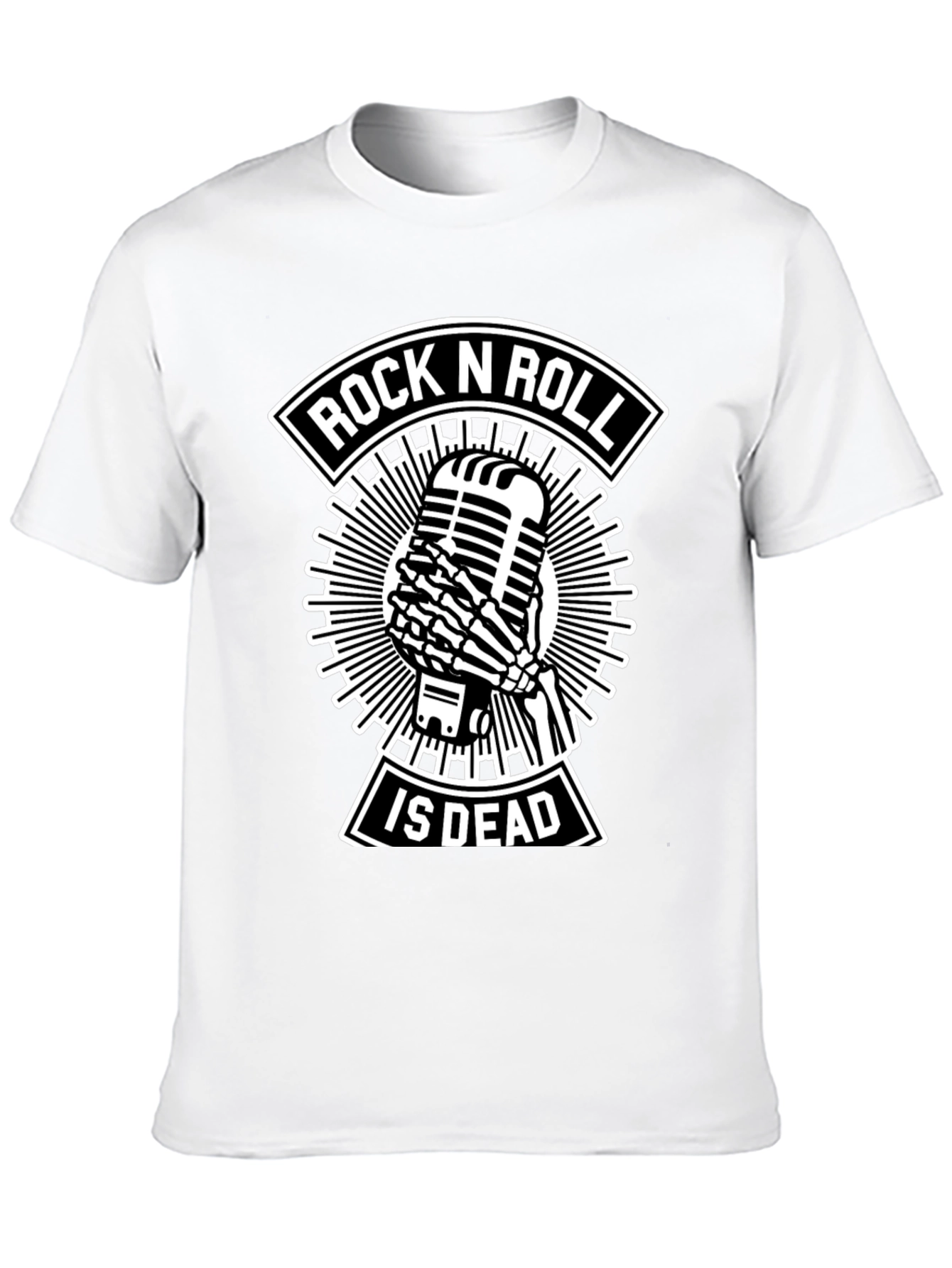 Rock N Roll Is Dead Black T-Shirt