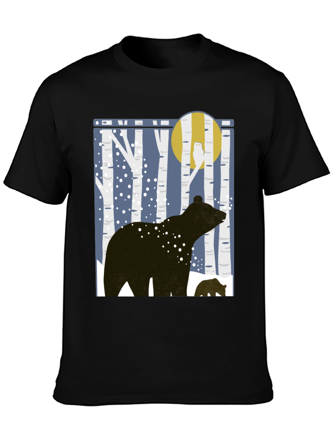 Bear & Cub Forest Graphic Tee