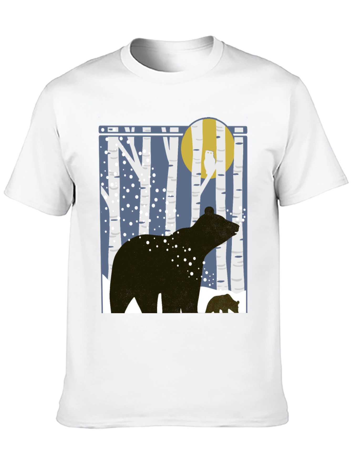 Bear & Cub Forest Graphic Tee