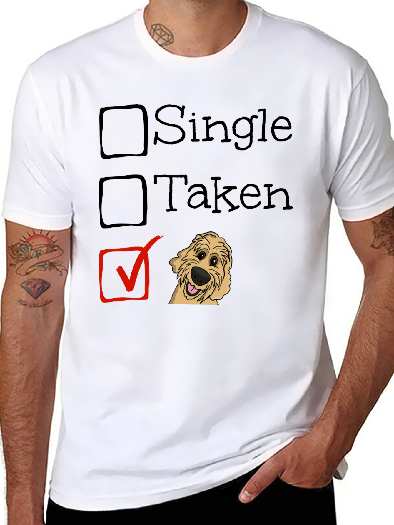 Dog Lover T-Shirt: Taken by a Doodle!