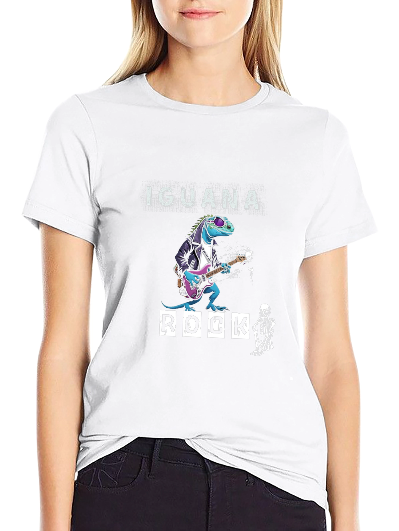 Iguana Rock T-Shirt - Cool Graphic Tee