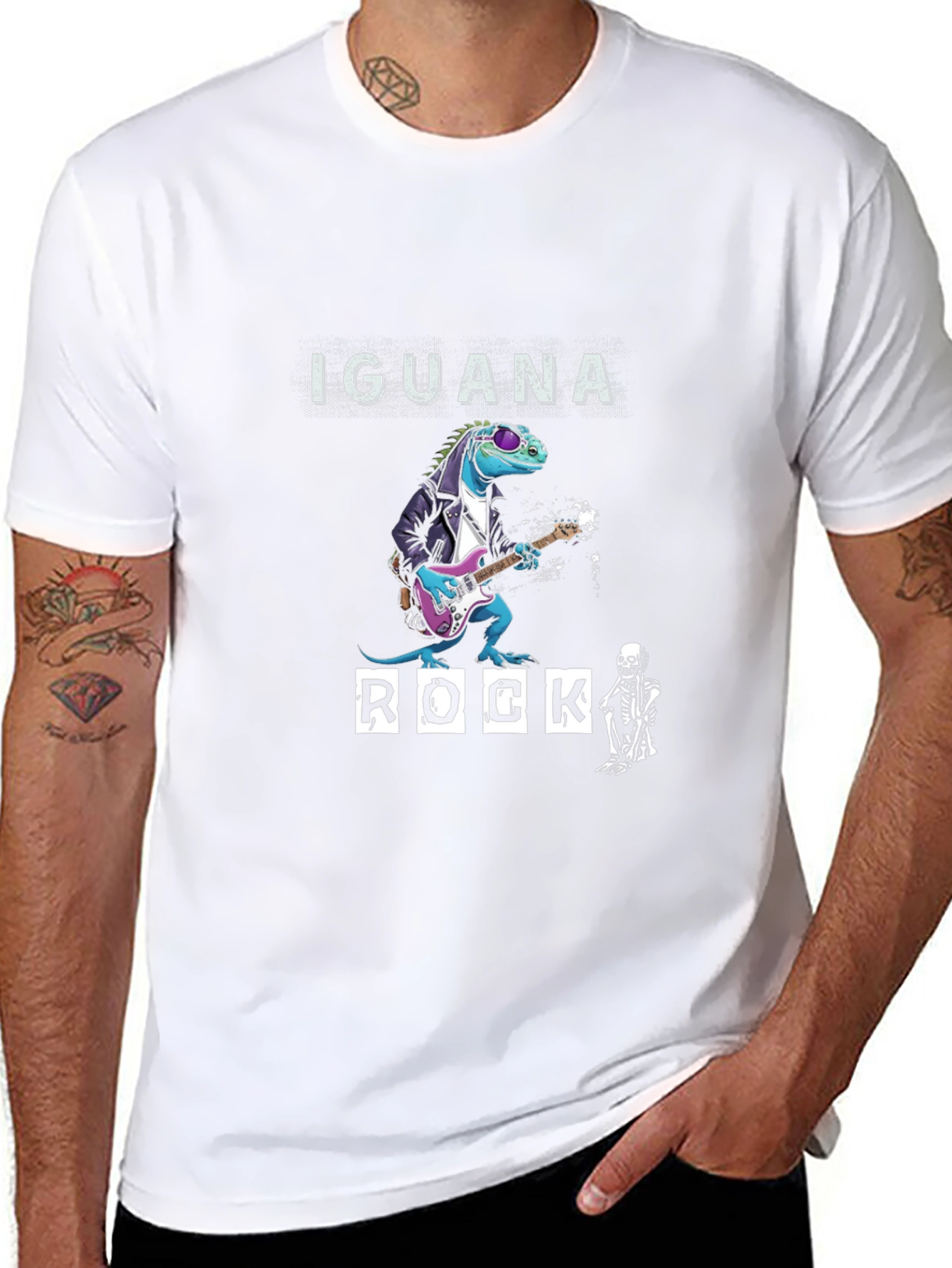 Iguana Rock T-Shirt - Cool Graphic Tee