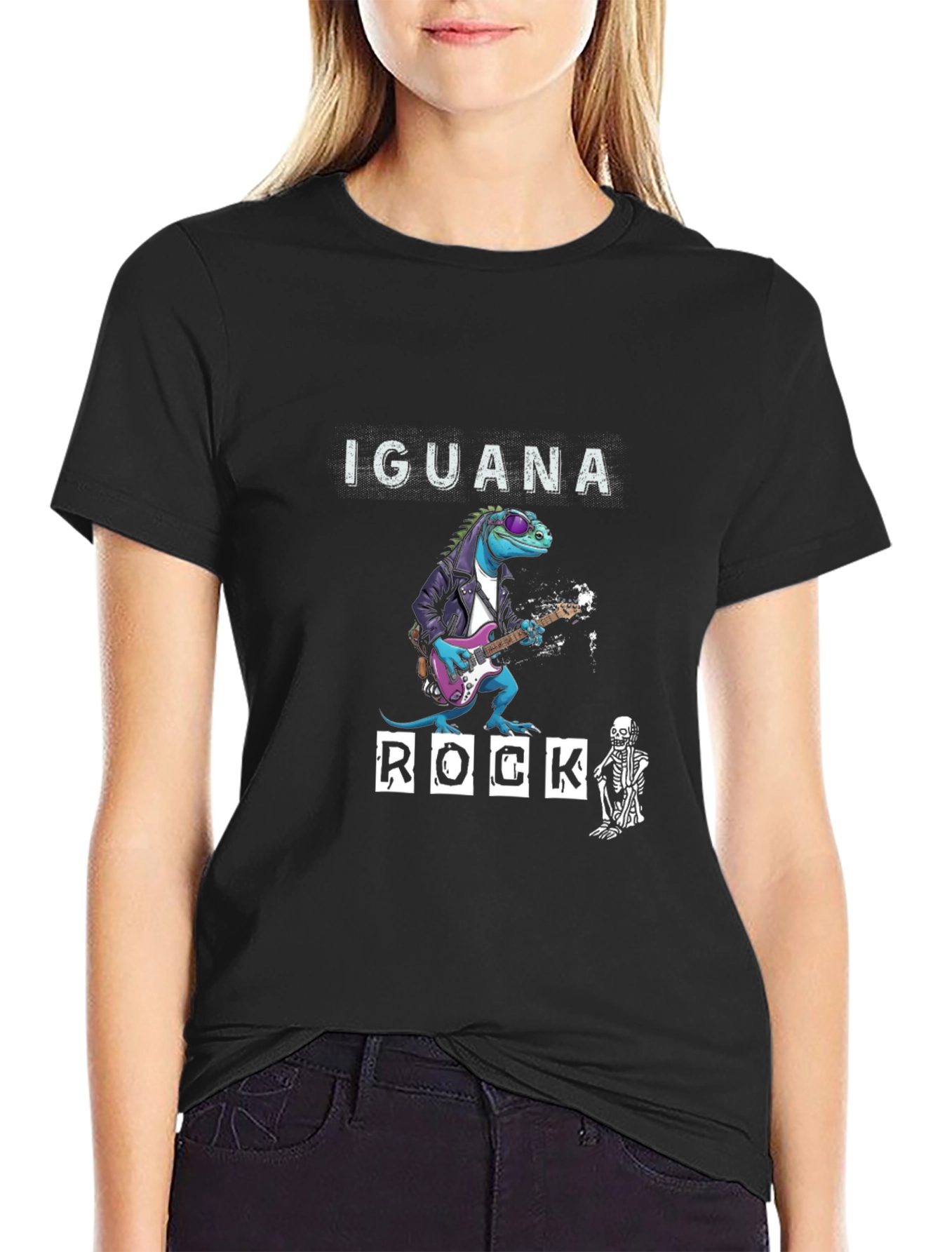 Iguana Rock T-Shirt - Cool Graphic Tee