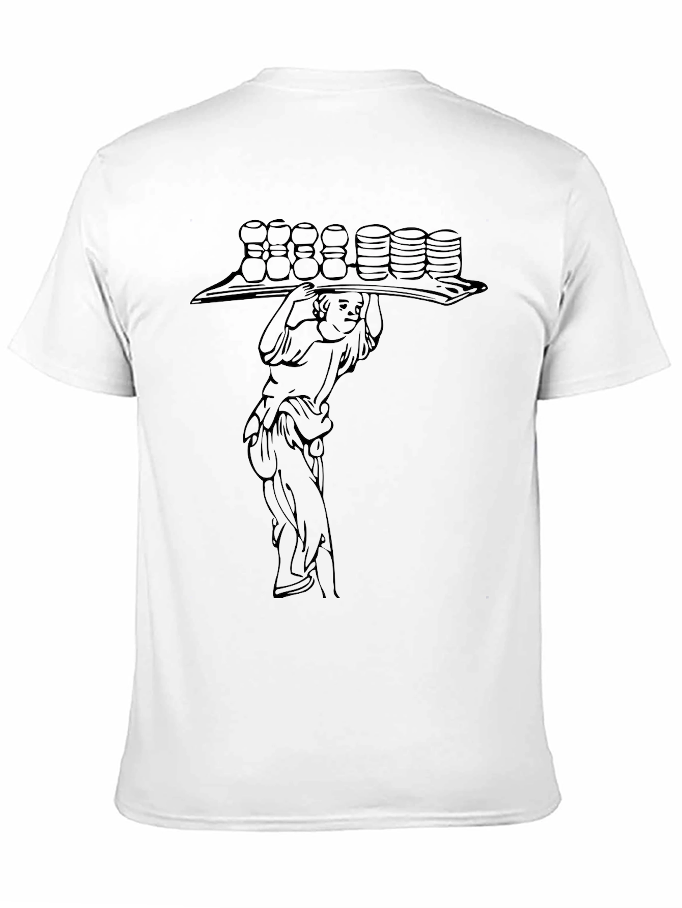 Black Graphic Tee - Atlas Design