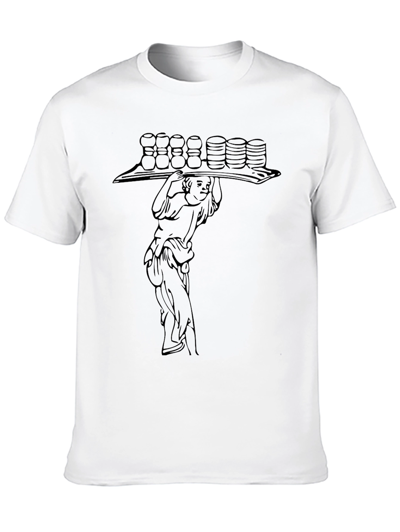 Black Graphic Tee - Atlas Design