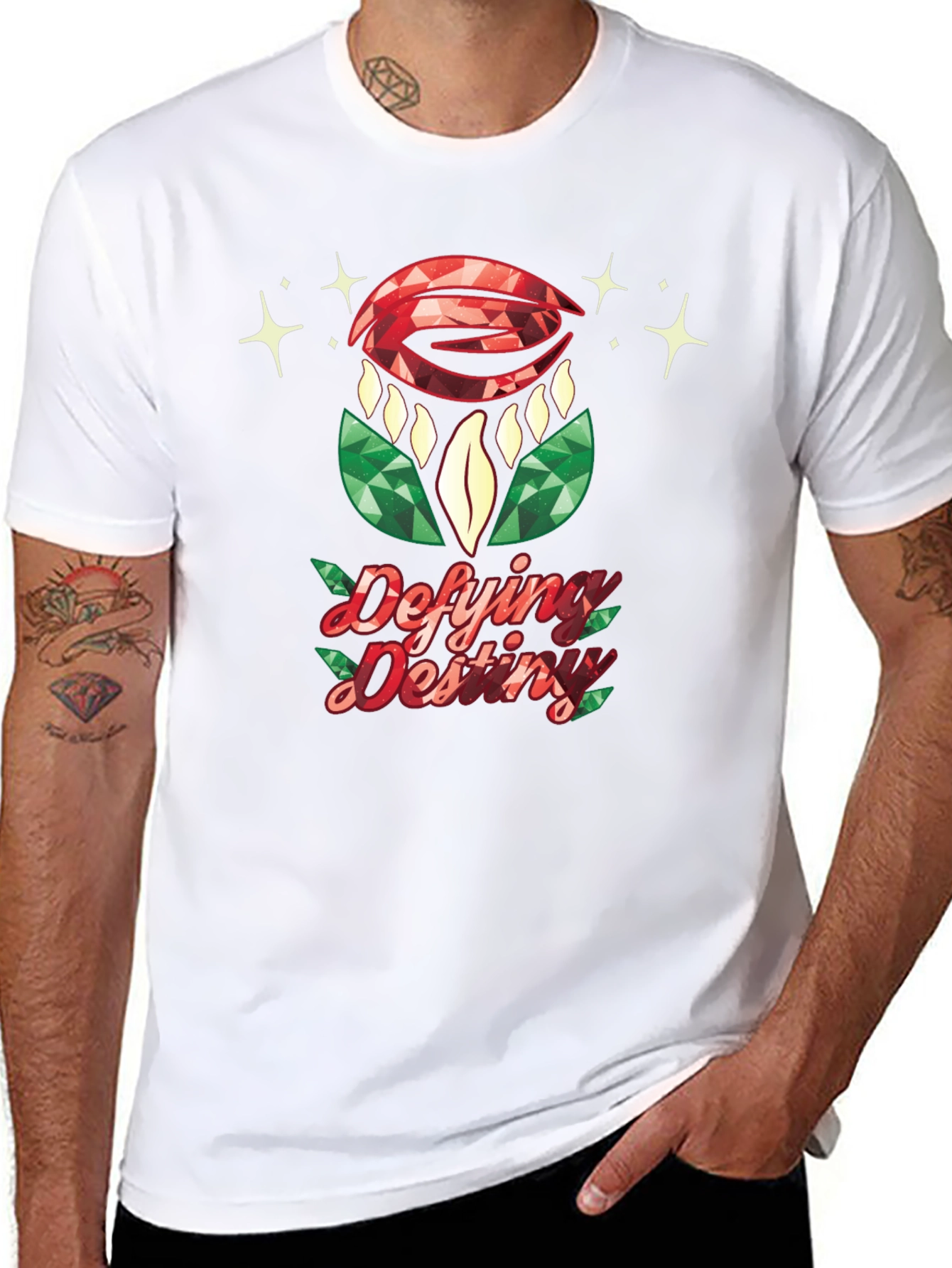 Defying Destiny Graphic T-Shirt - Stylish & Unique Design