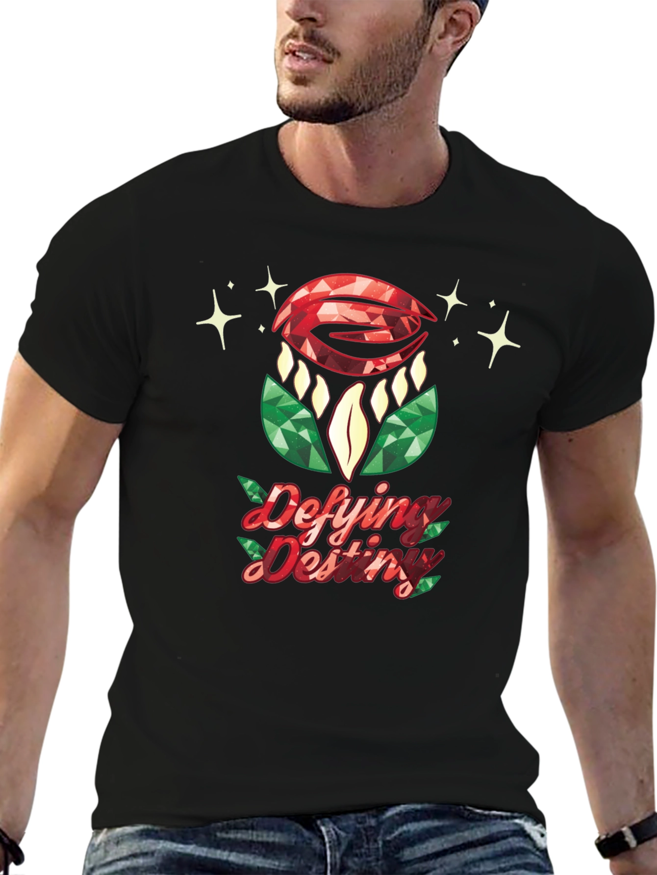 Defying Destiny Graphic T-Shirt - Stylish & Unique Design