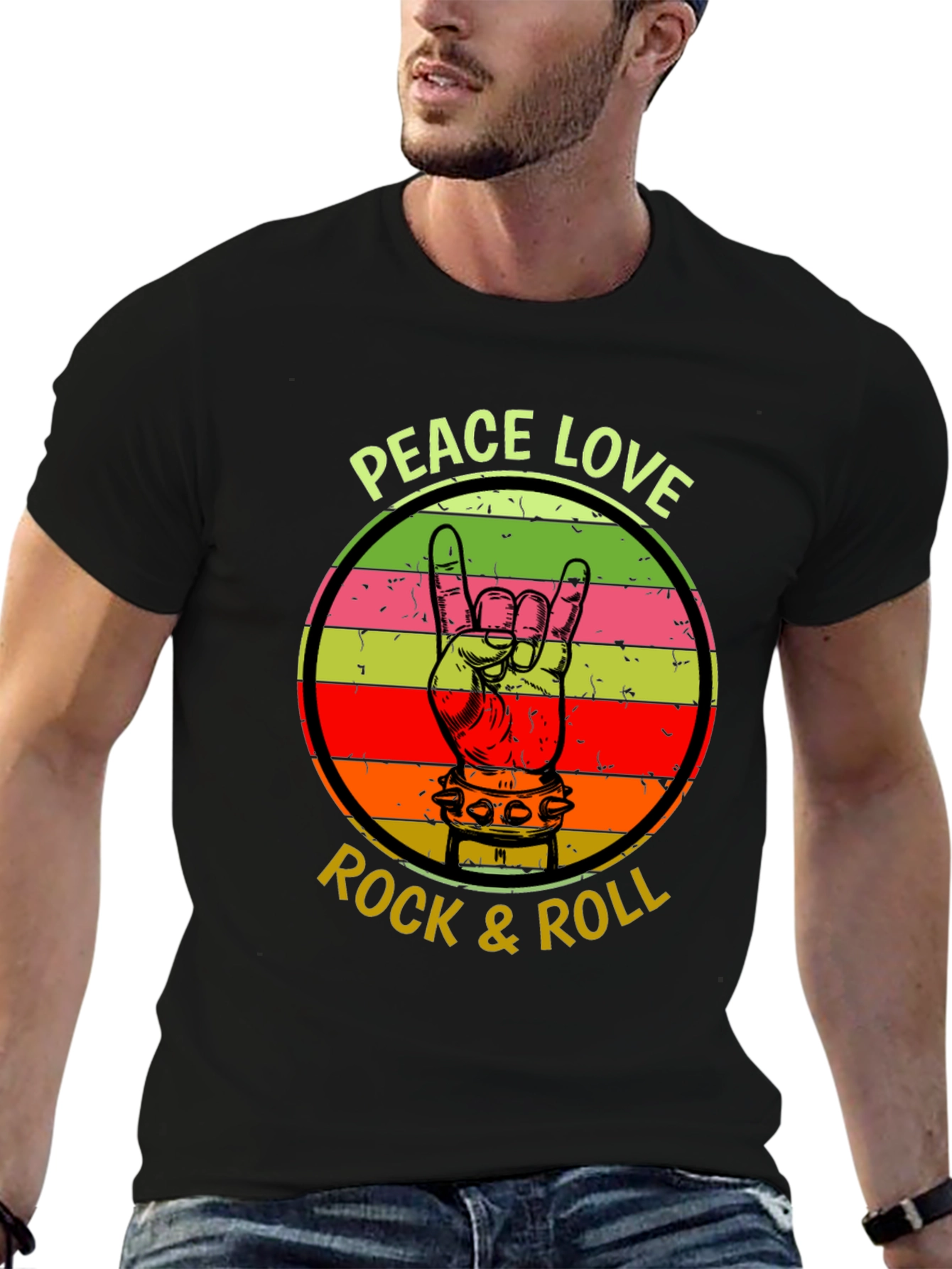 Peace Love Rock & Roll T-Shirt