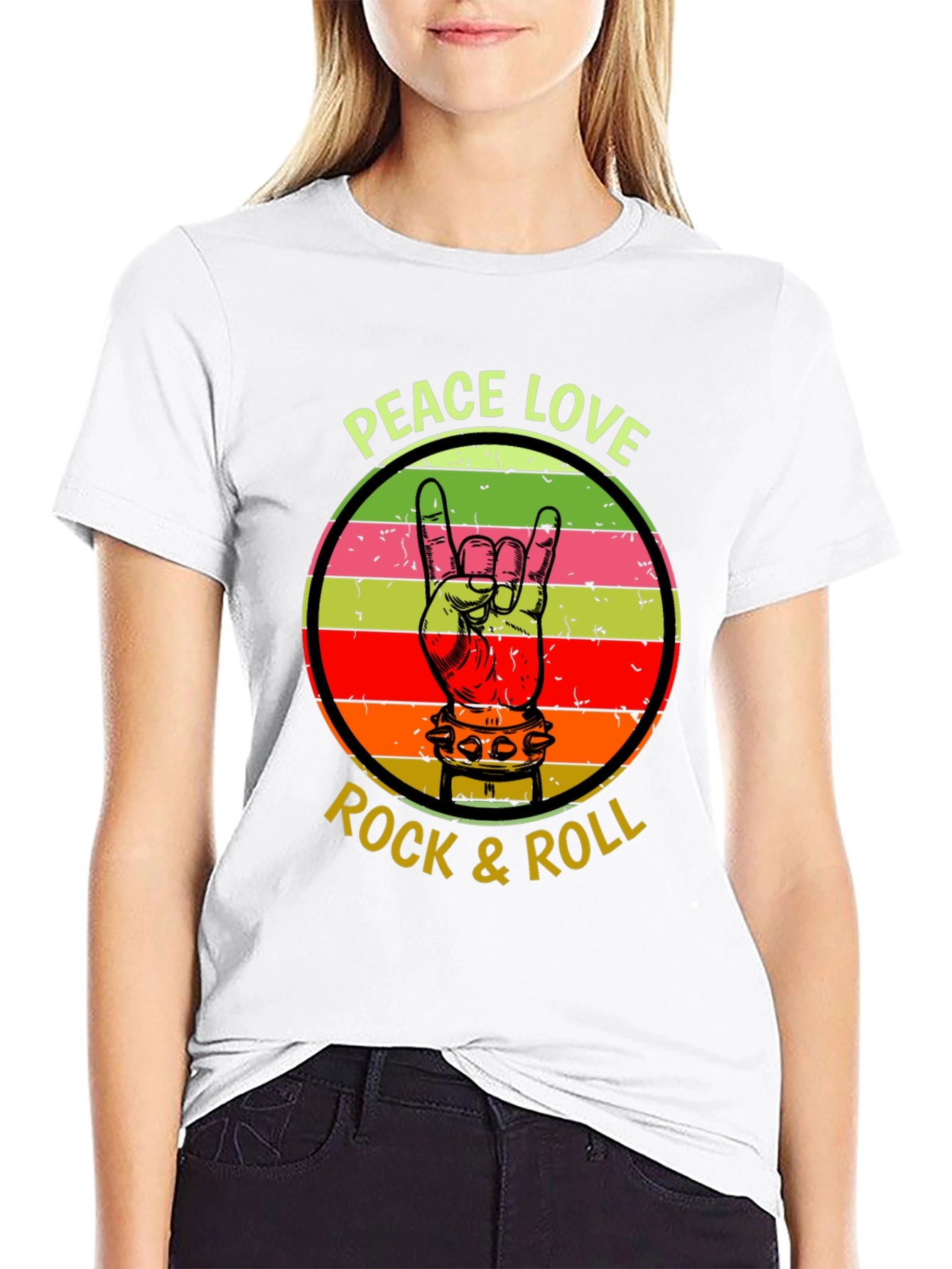 Peace Love Rock & Roll T-Shirt