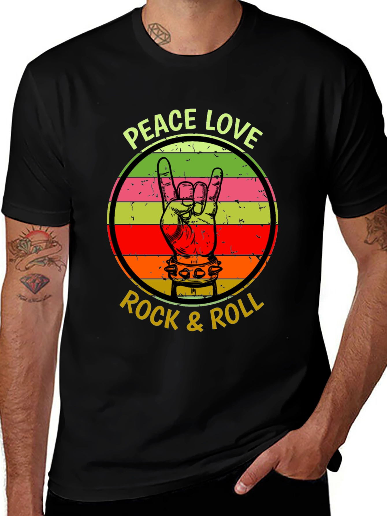 Peace Love Rock & Roll T-Shirt