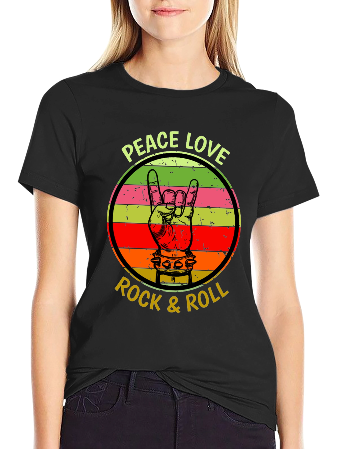 Peace Love Rock & Roll T-Shirt