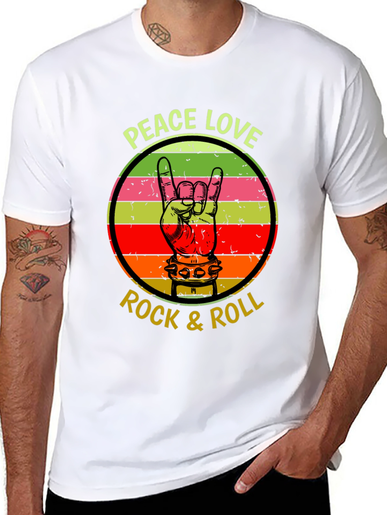 Peace Love Rock & Roll T-Shirt