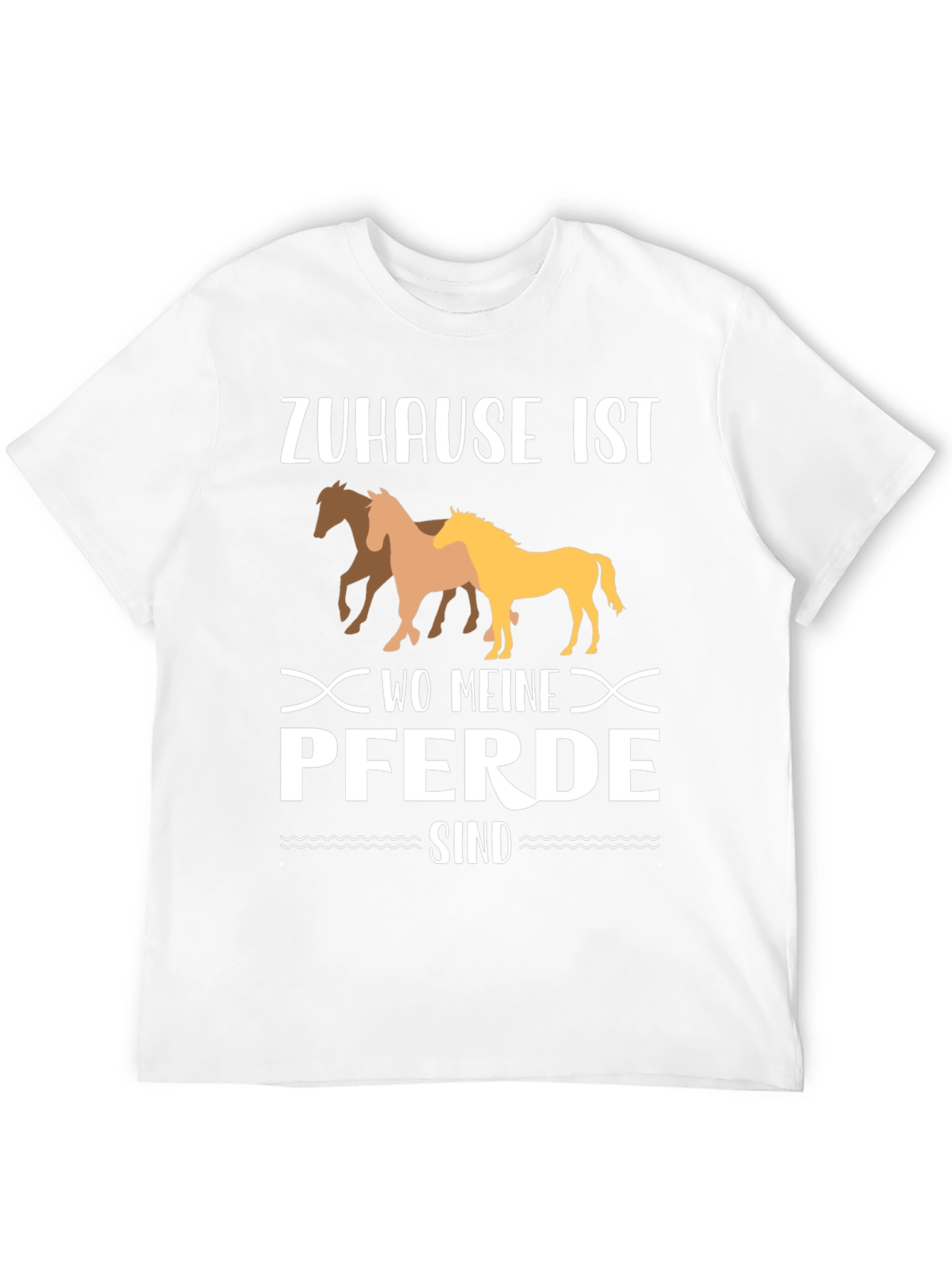 Zuhause Ist Wo Meine Pferde Sind T-Shirt