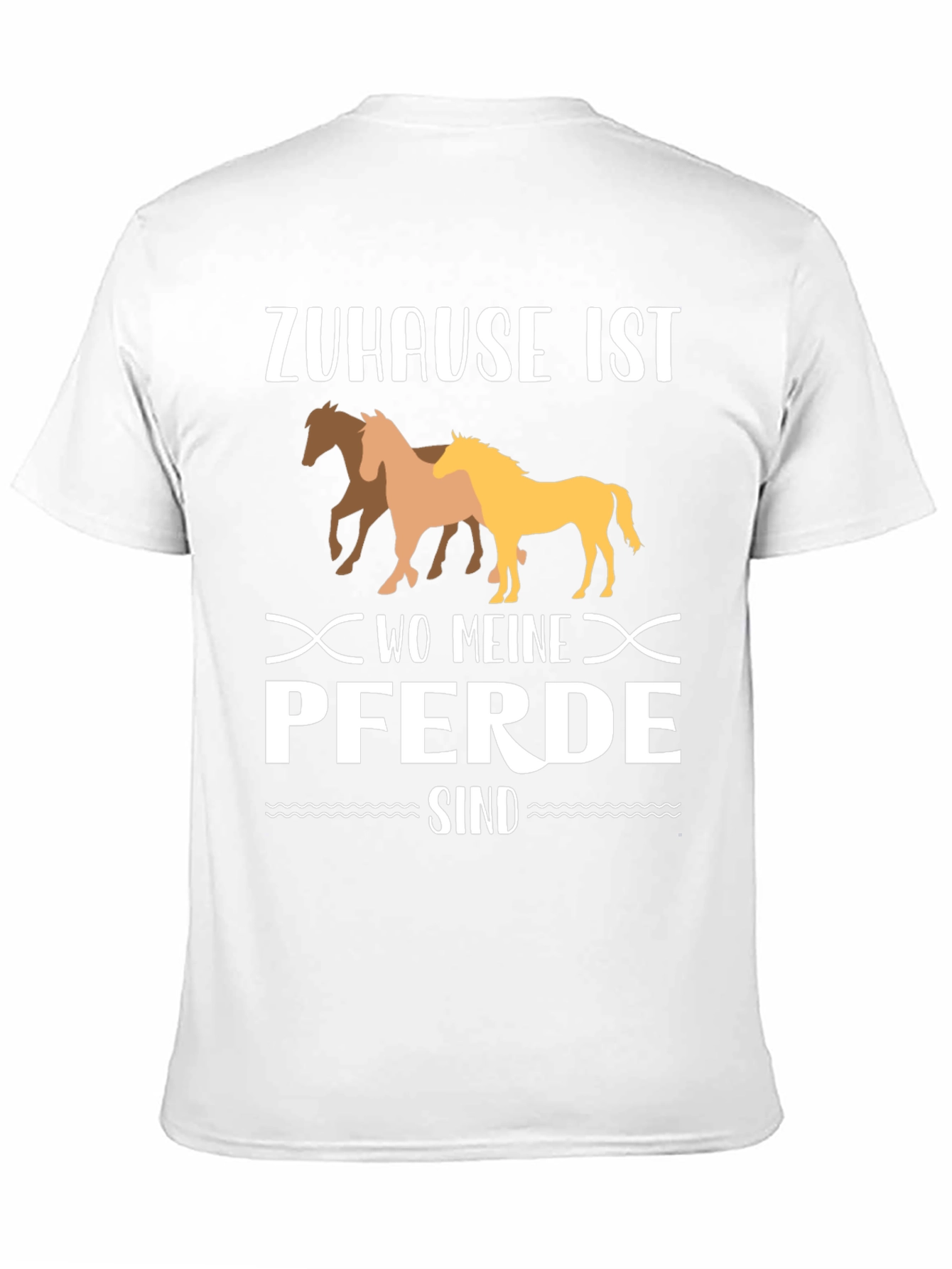 Zuhause Ist Wo Meine Pferde Sind T-Shirt
