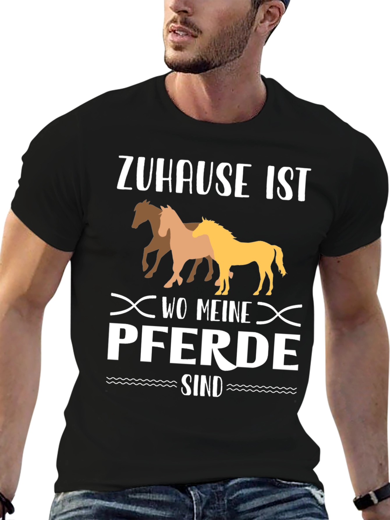 Zuhause Ist Wo Meine Pferde Sind T-Shirt