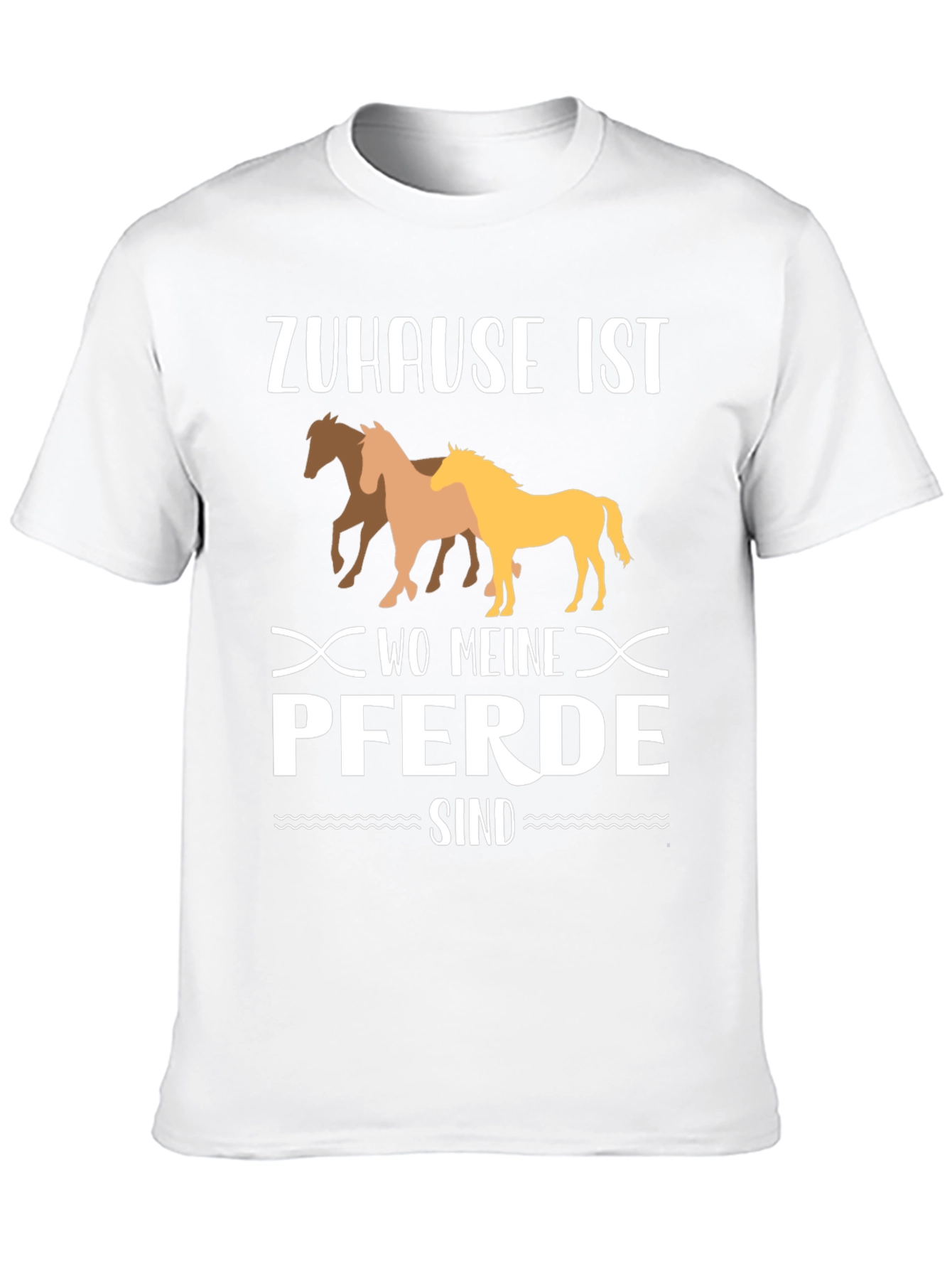 Zuhause Ist Wo Meine Pferde Sind T-Shirt