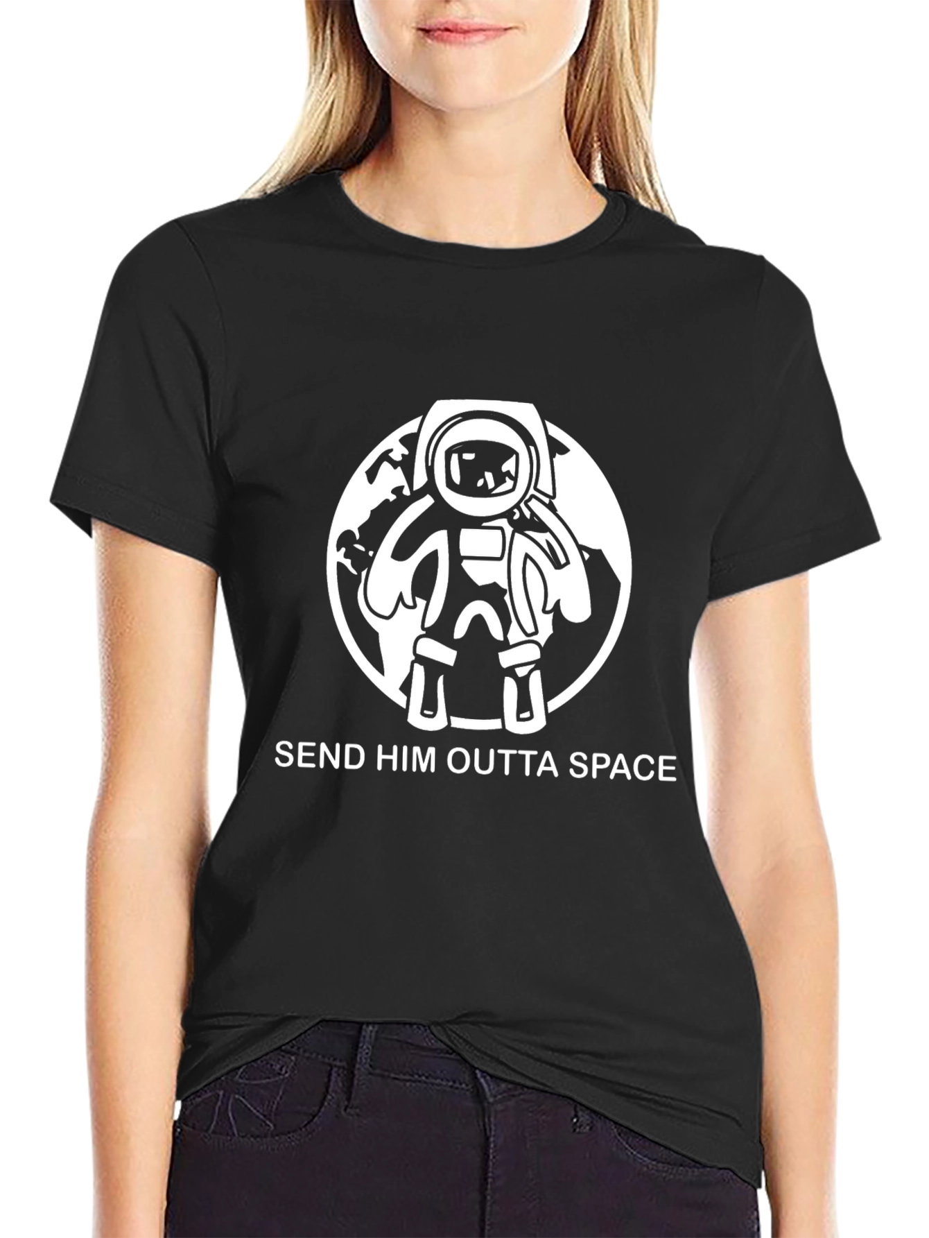 Send Him Outta Space Graphic Tee