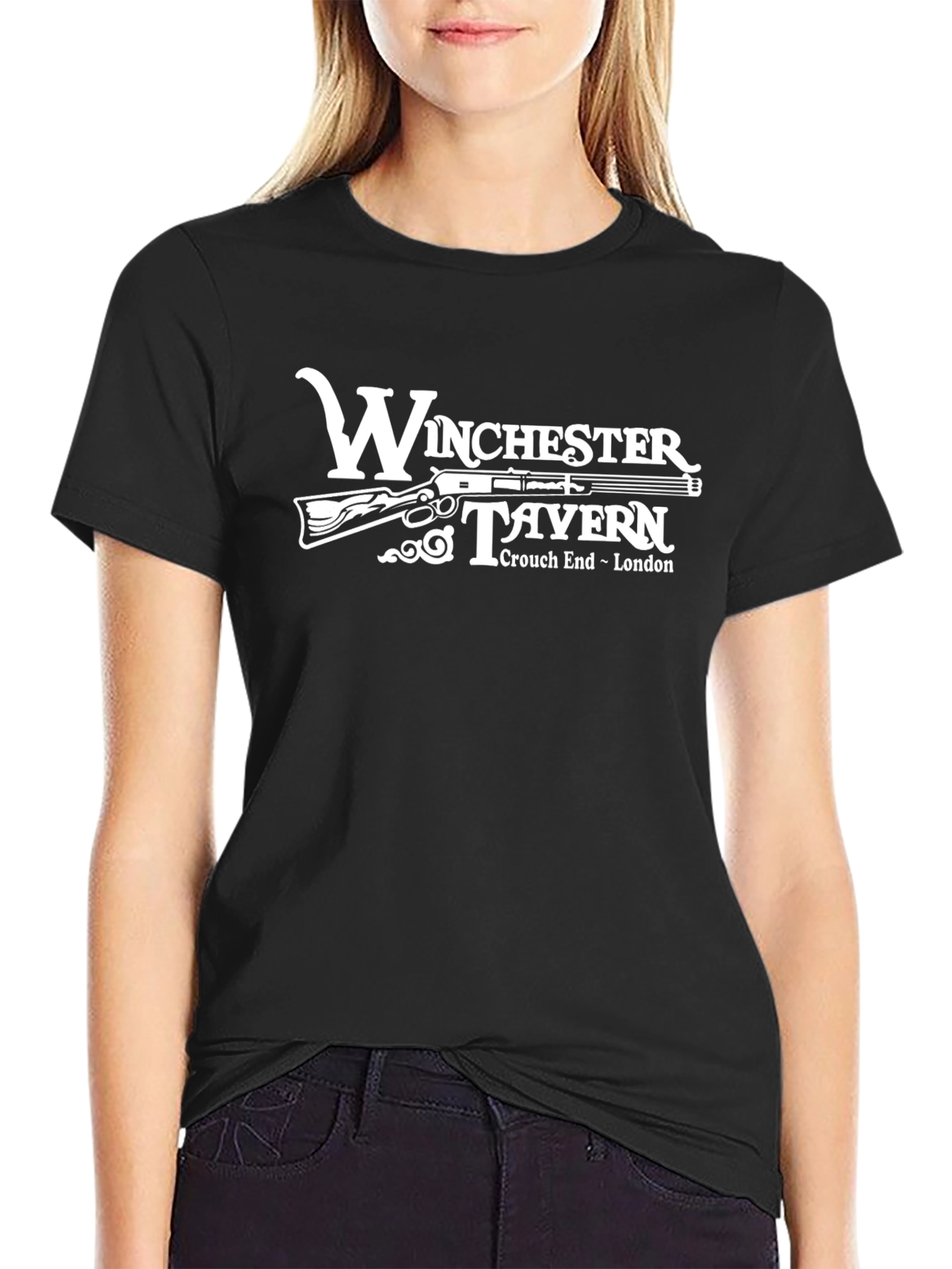 Winchester Tavern T-Shirt - Black