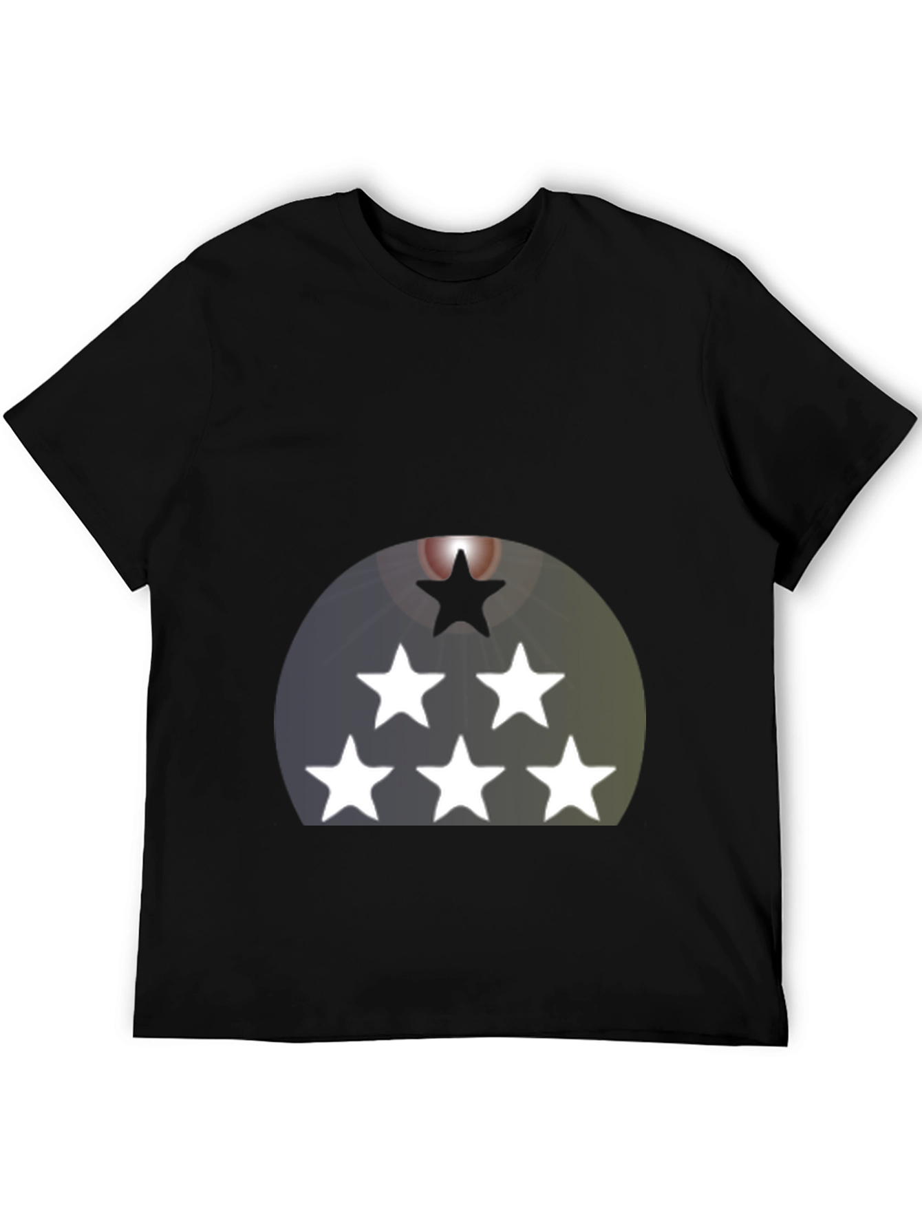 Star Graphic Black T-Shirt - Casual Style