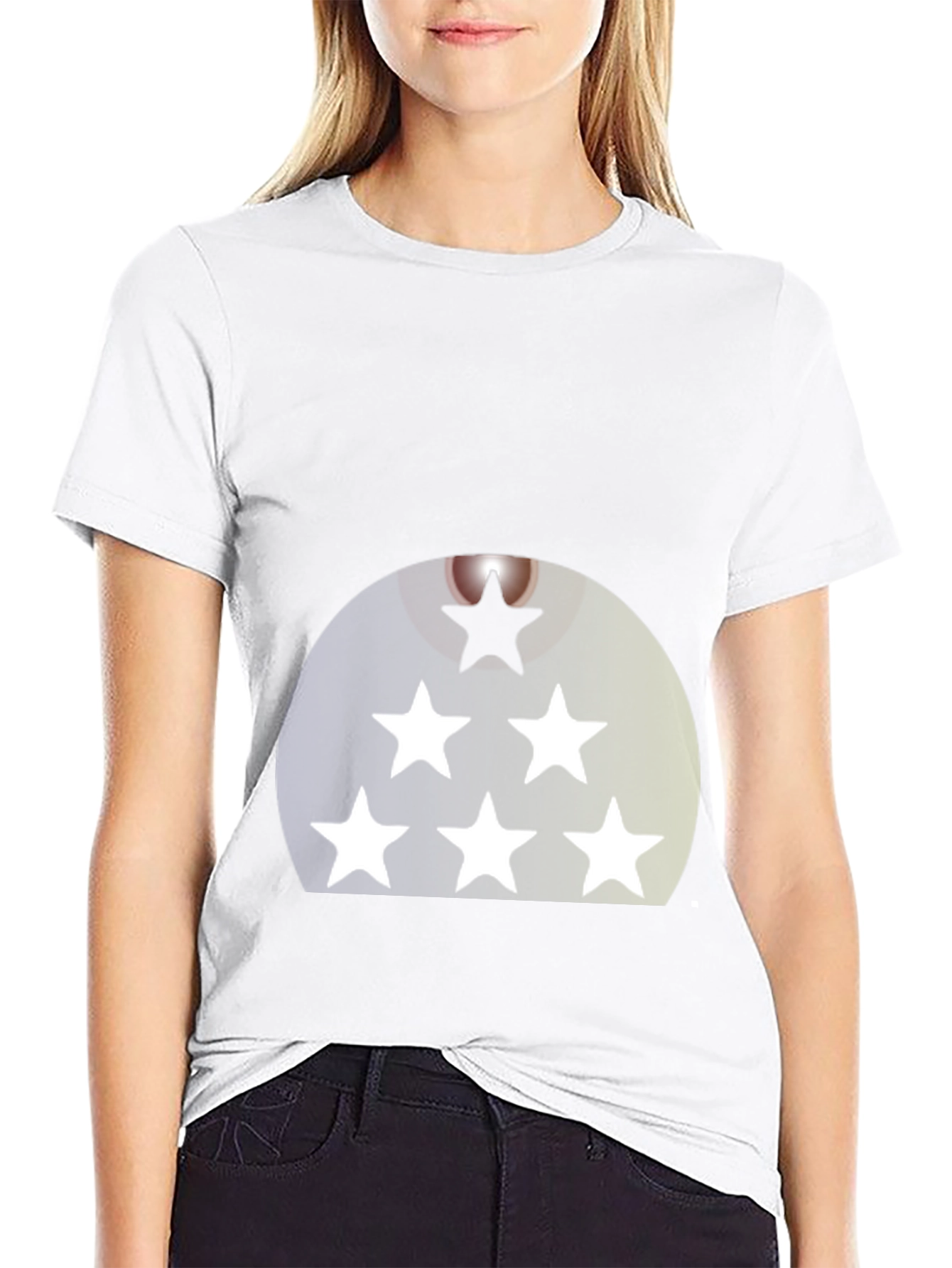 Star Graphic Black T-Shirt - Casual Style