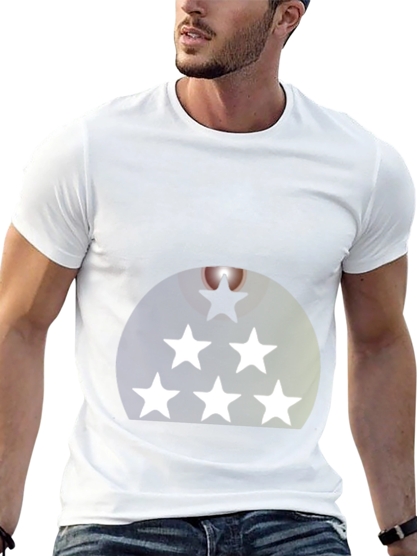 Star Graphic Black T-Shirt - Casual Style