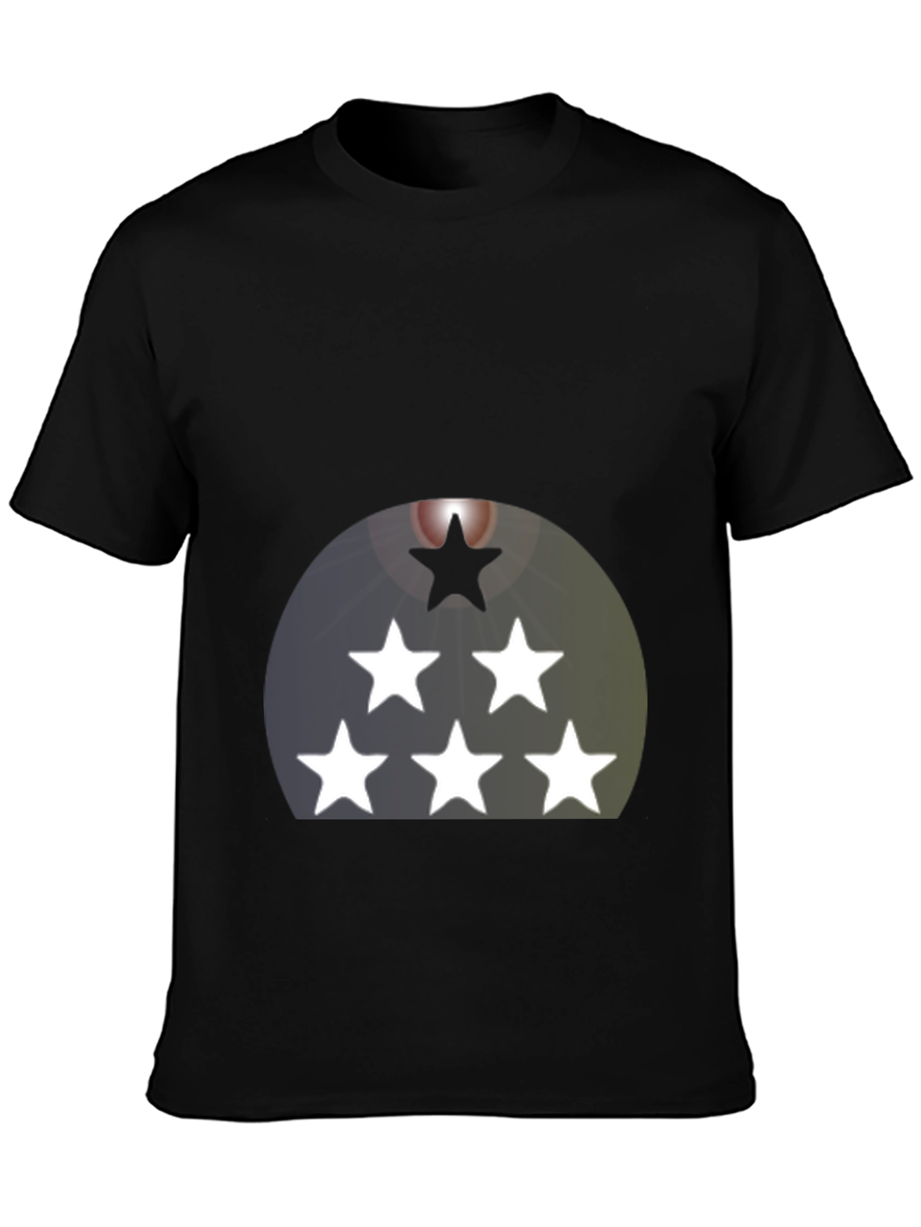 Star Graphic Black T-Shirt - Casual Style