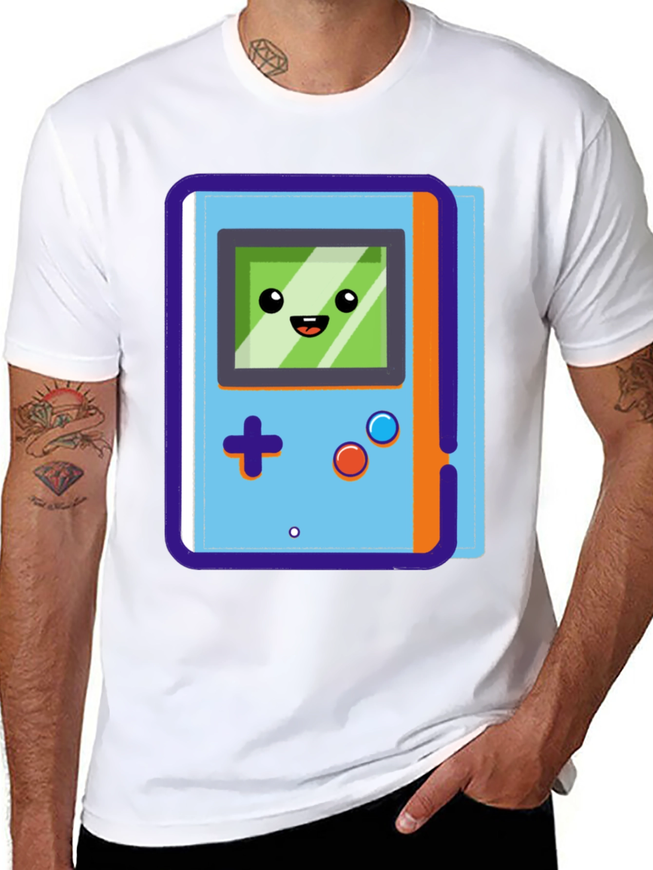 Retro Game Console Graphic T-Shirt
