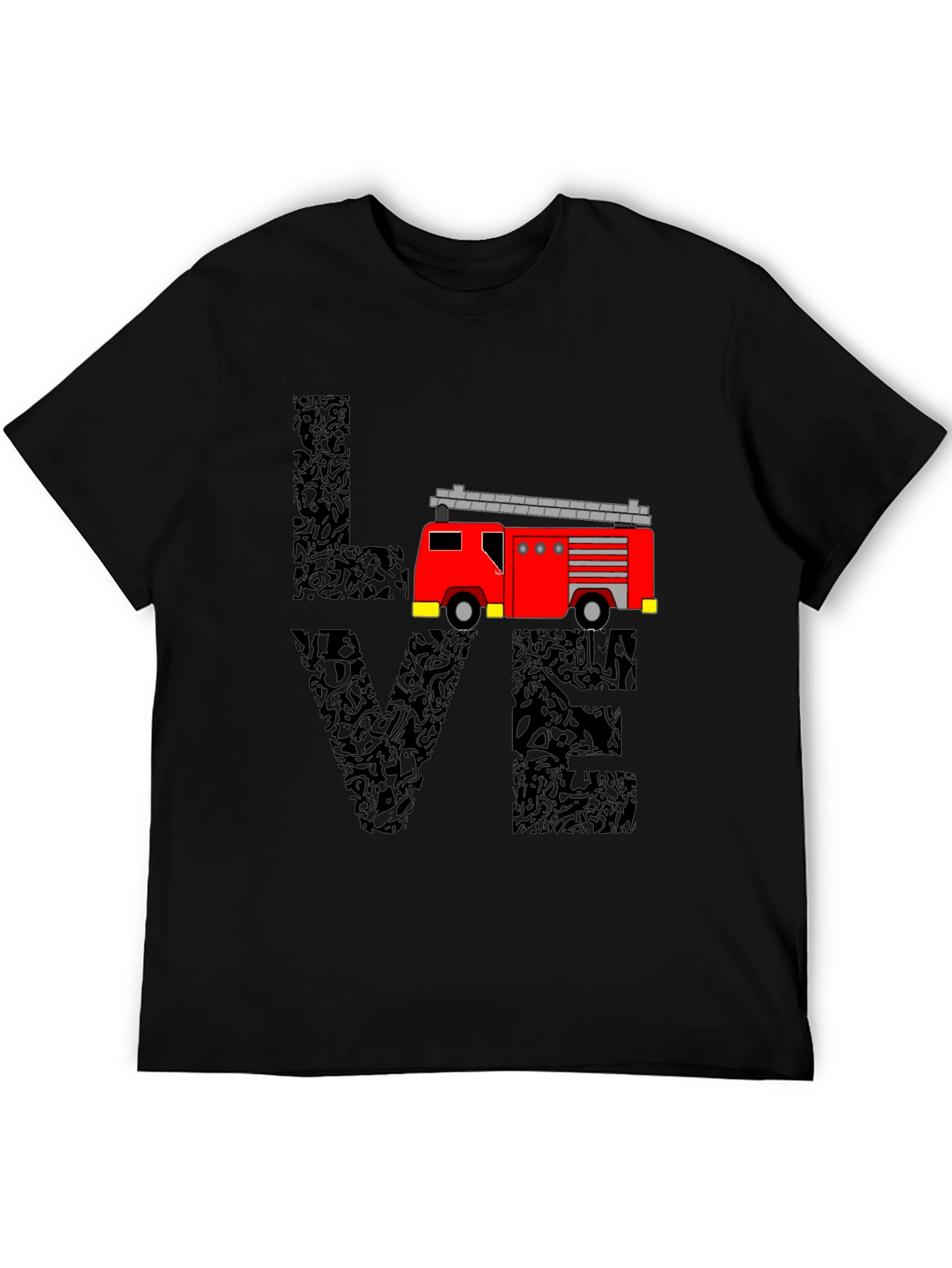 Firefighter Love T-Shirt - Graphic Tee