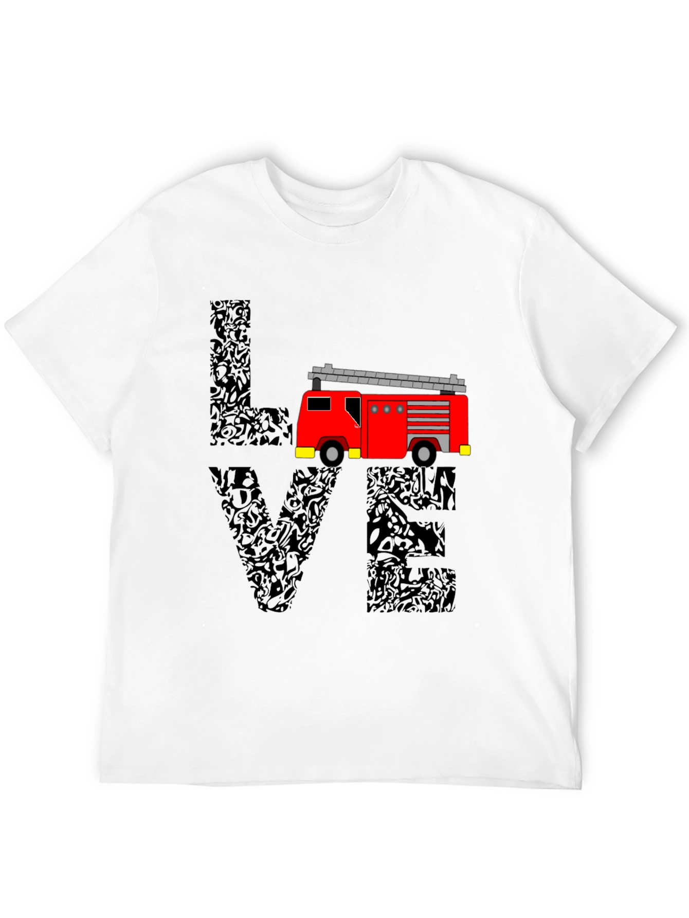 Firefighter Love T-Shirt - Graphic Tee