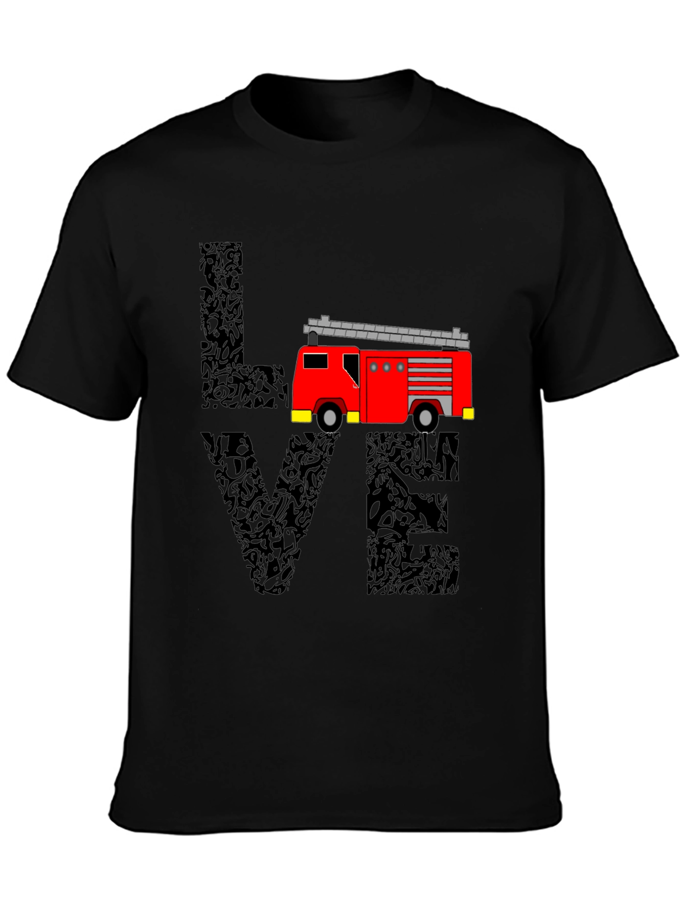 Firefighter Love T-Shirt - Graphic Tee