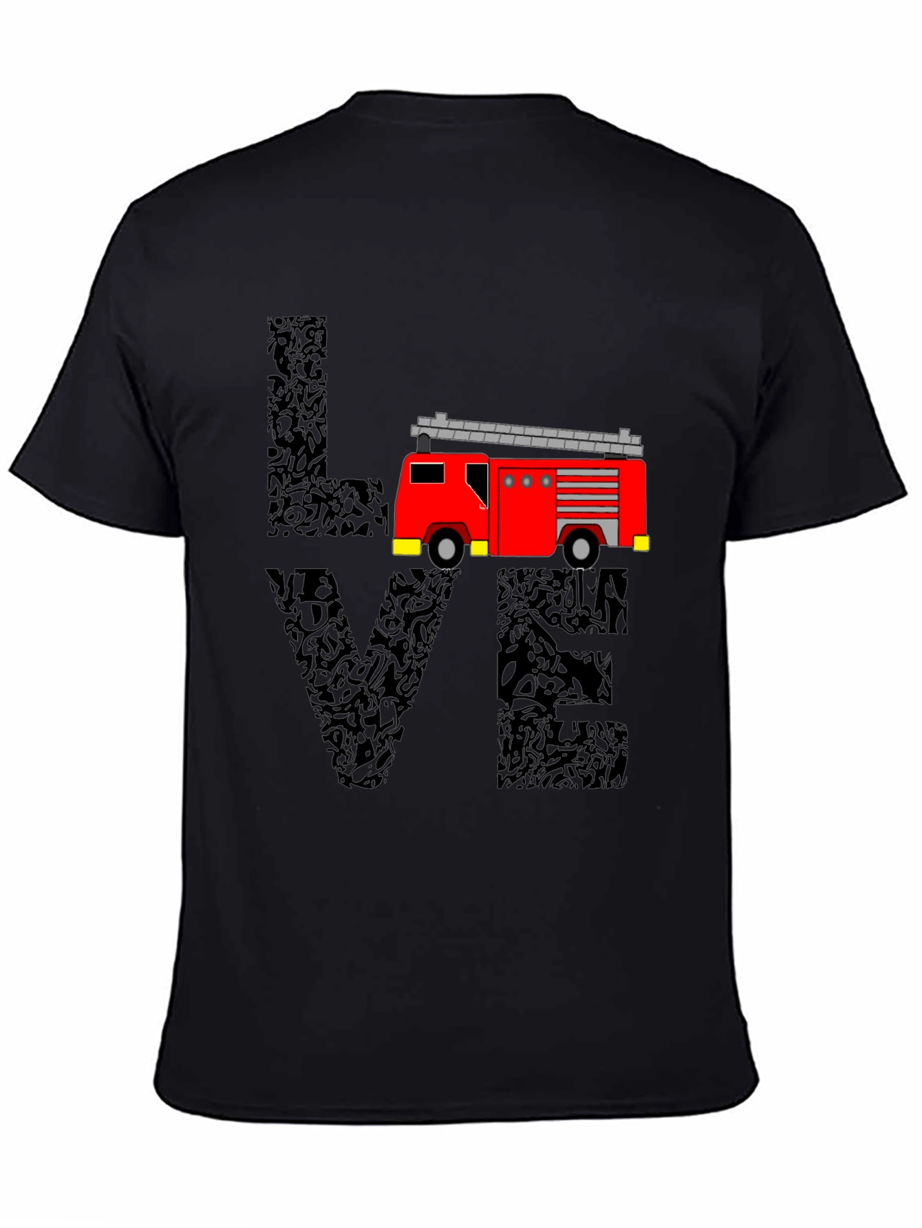 Firefighter Love T-Shirt - Graphic Tee